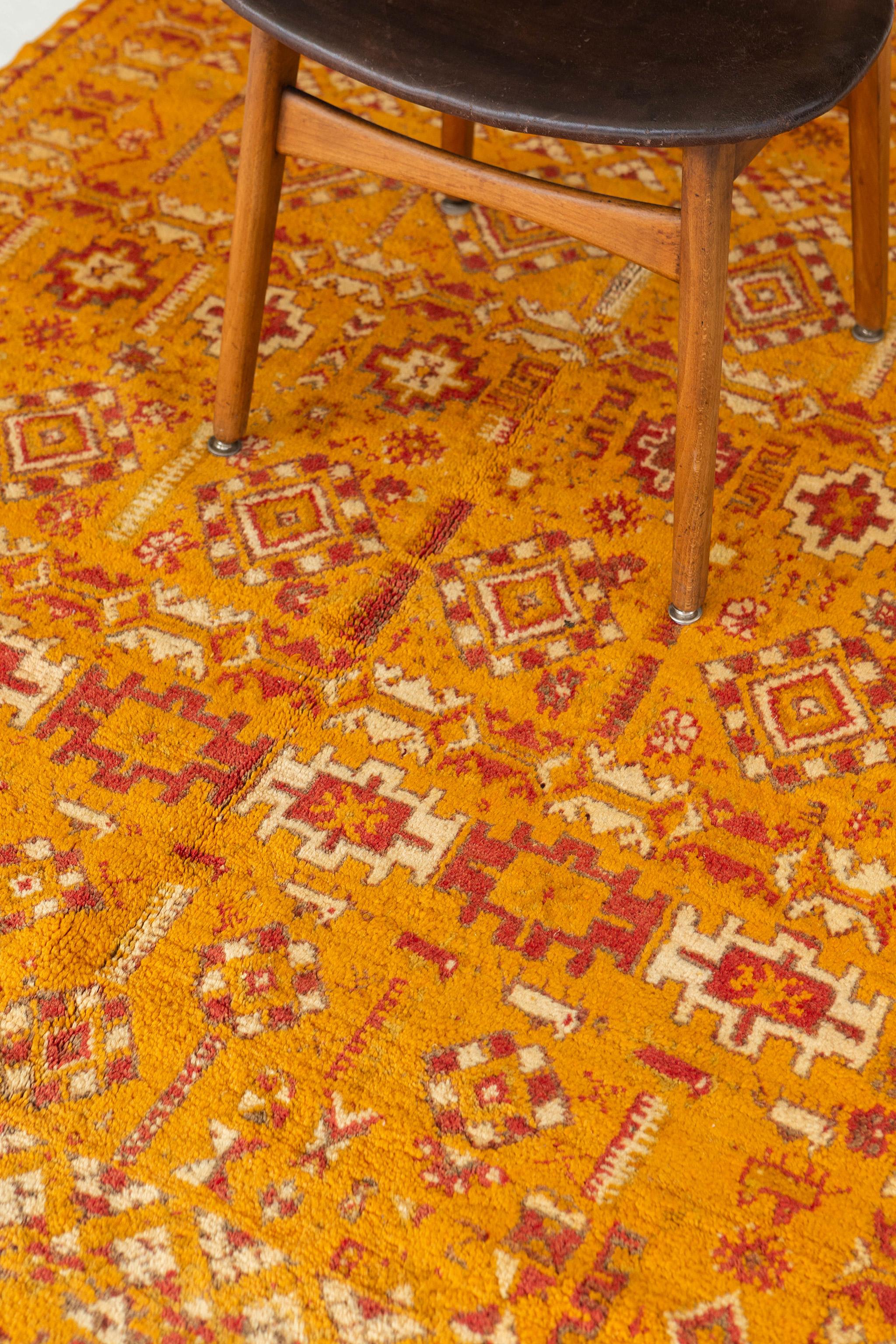 Marokkanischer Teppich aus der Vintage-Kollektion High Atlas (Wolle) im Angebot