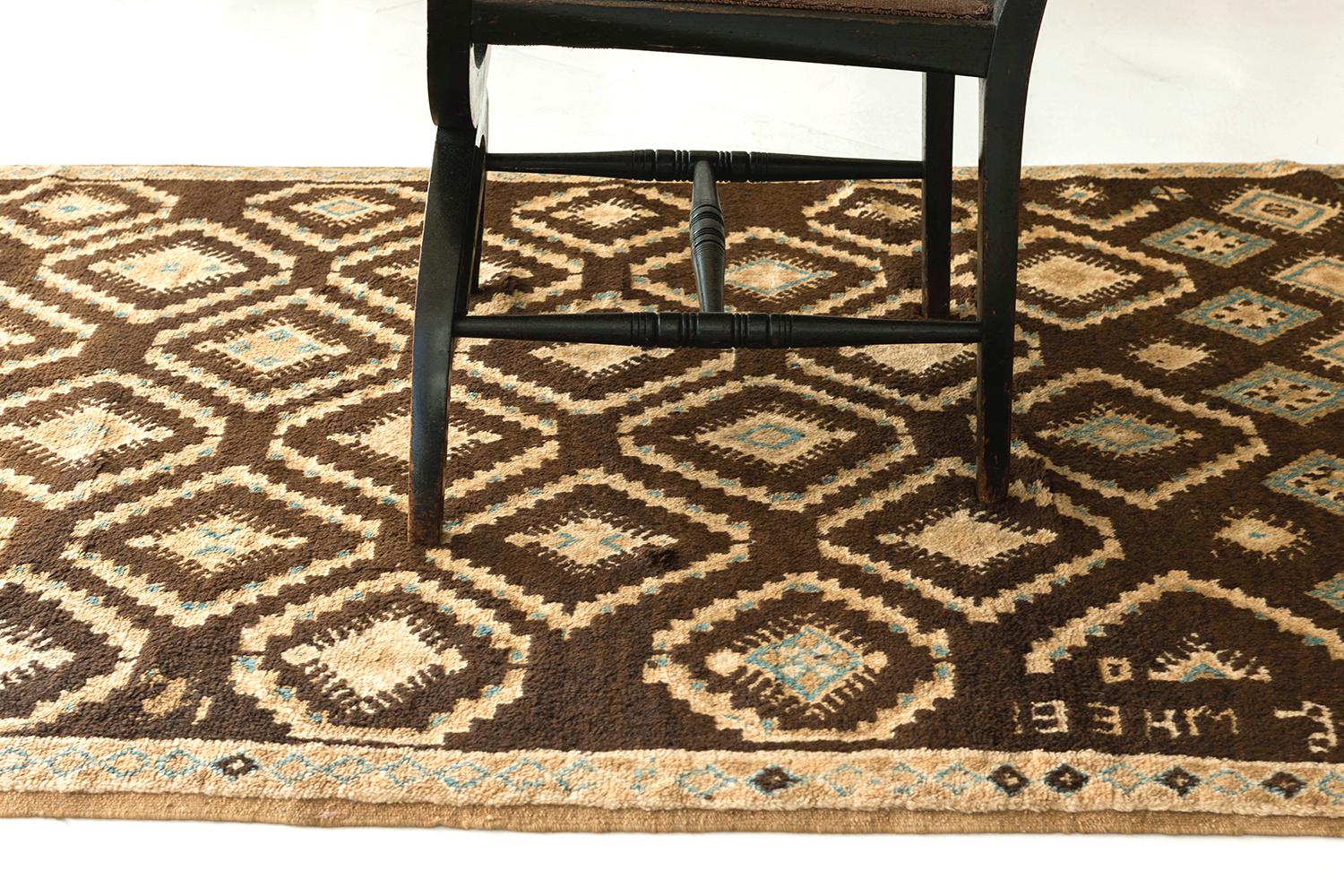 Tapis marocain vintage de la Tribe du Haut Atlas Bon état - En vente à WEST HOLLYWOOD, CA
