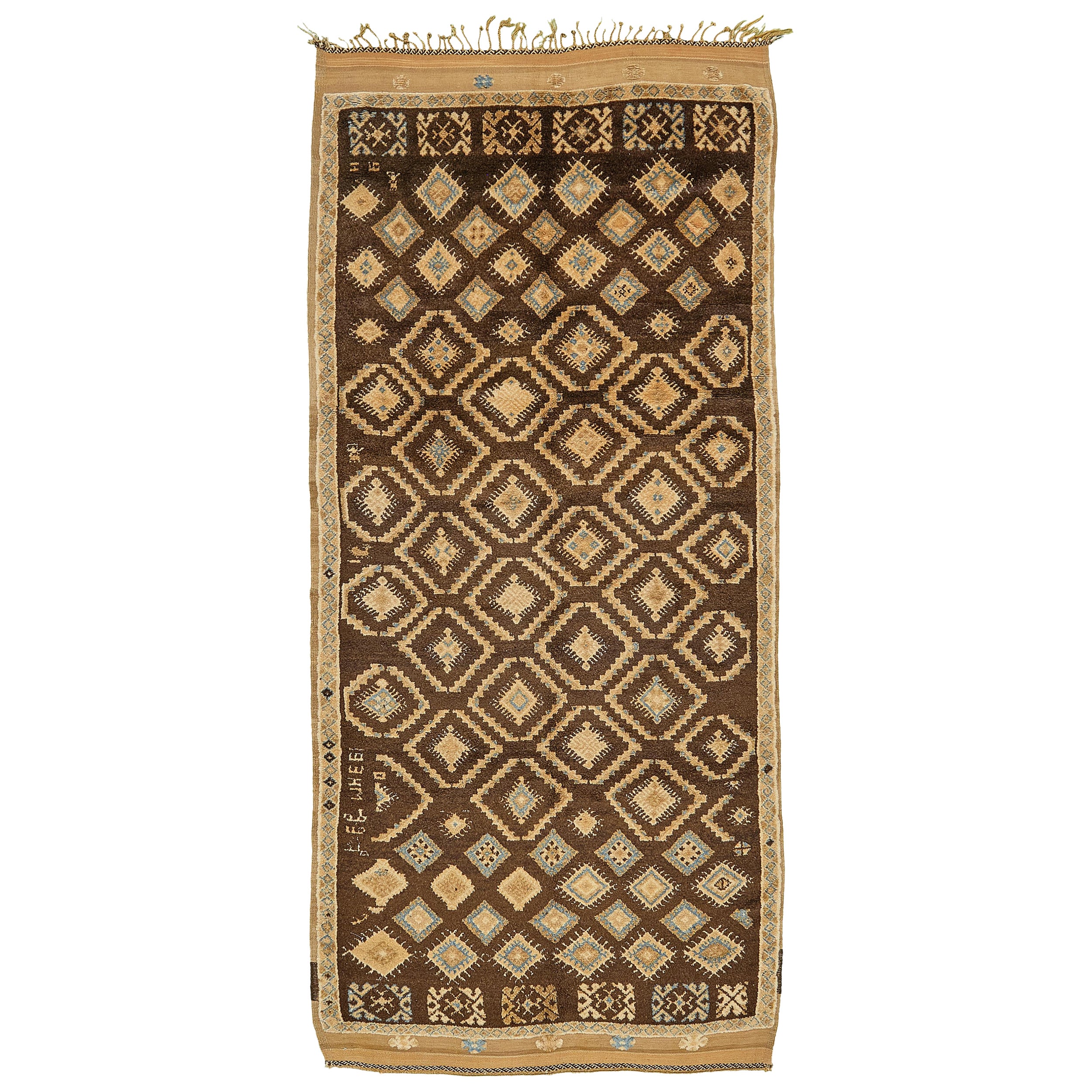 Vintage Moroccan Rug High Atlas Tribe