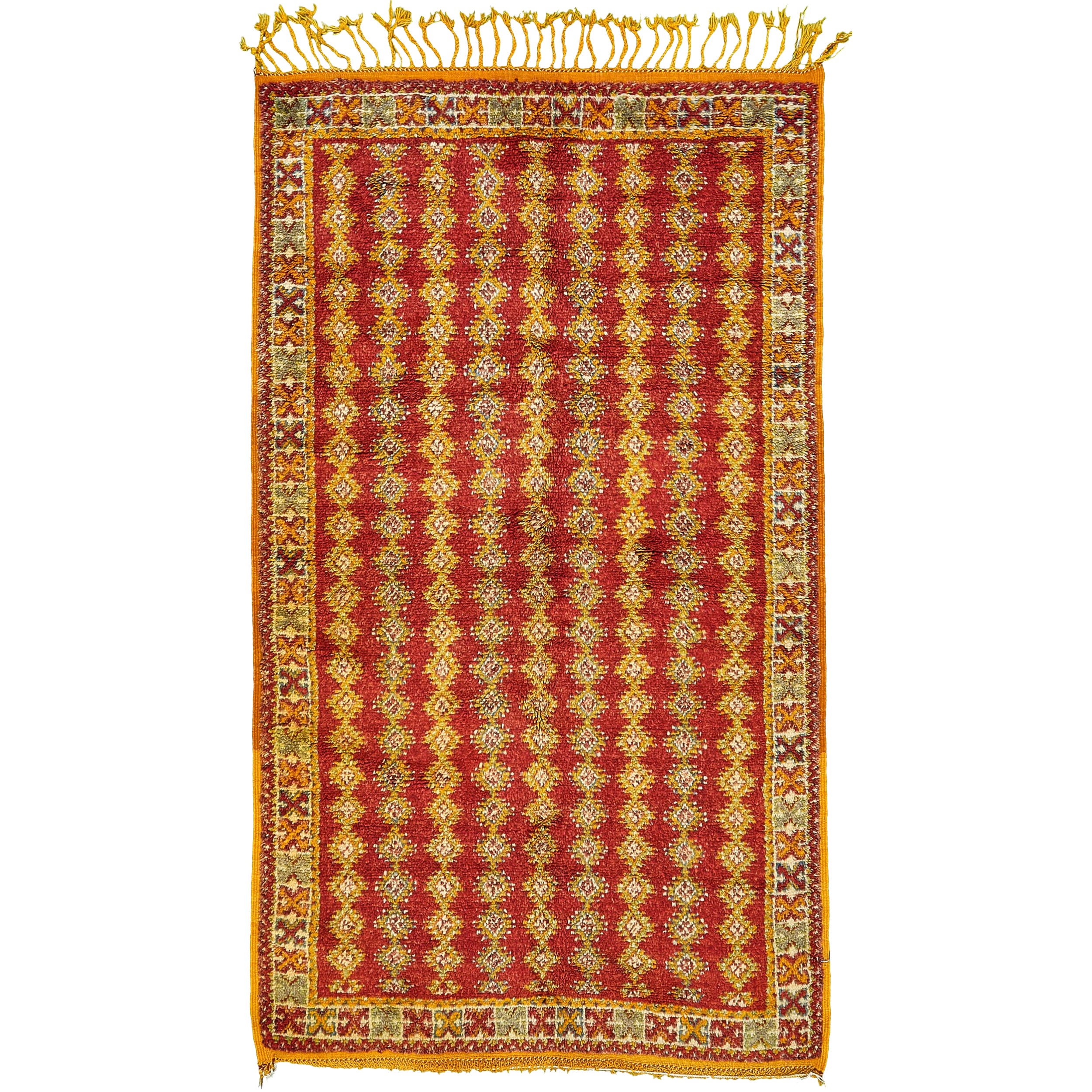 Vintage Moroccan Rug High Atlas Tribe