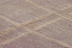 Marokkanischer Vintage-Teppich in Mauve und Beige mit geometrischen Mustern - Rug & Kilim