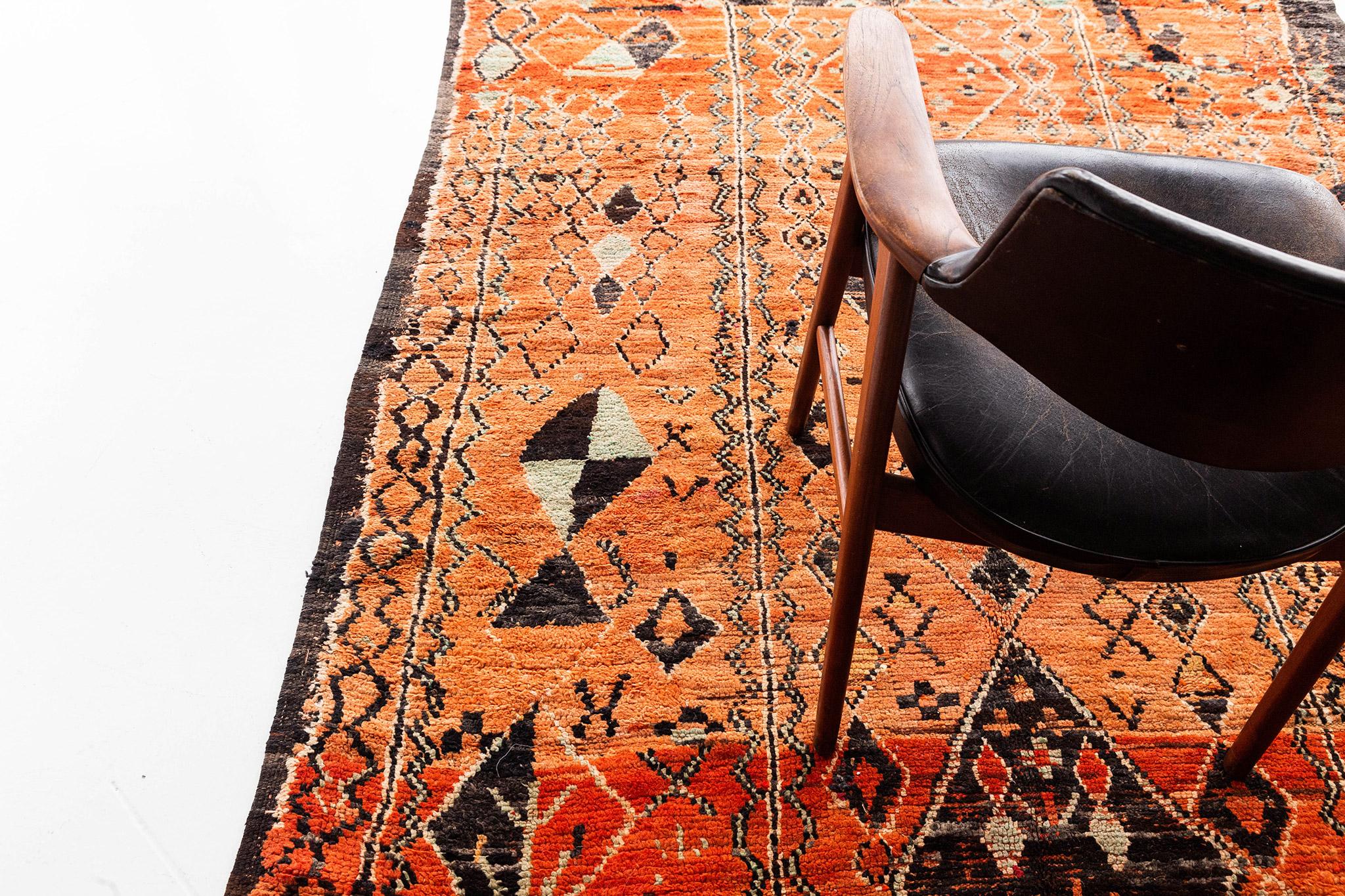 Tapis marocain vintage Middle Atlas Tribe Atlas Collection en vente 4