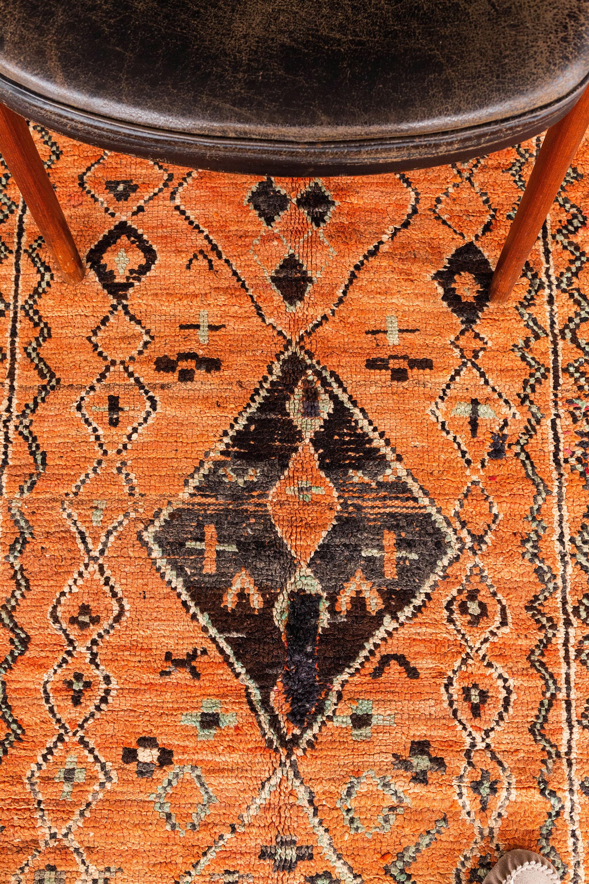 Marocain Tapis marocain vintage Middle Atlas Tribe Atlas Collection en vente