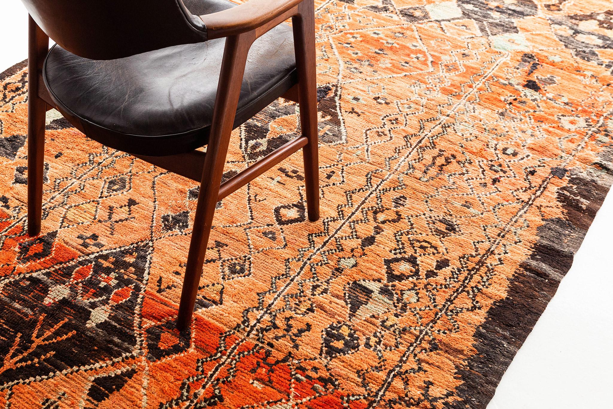 Tapis marocain vintage Middle Atlas Tribe Atlas Collection en vente 1