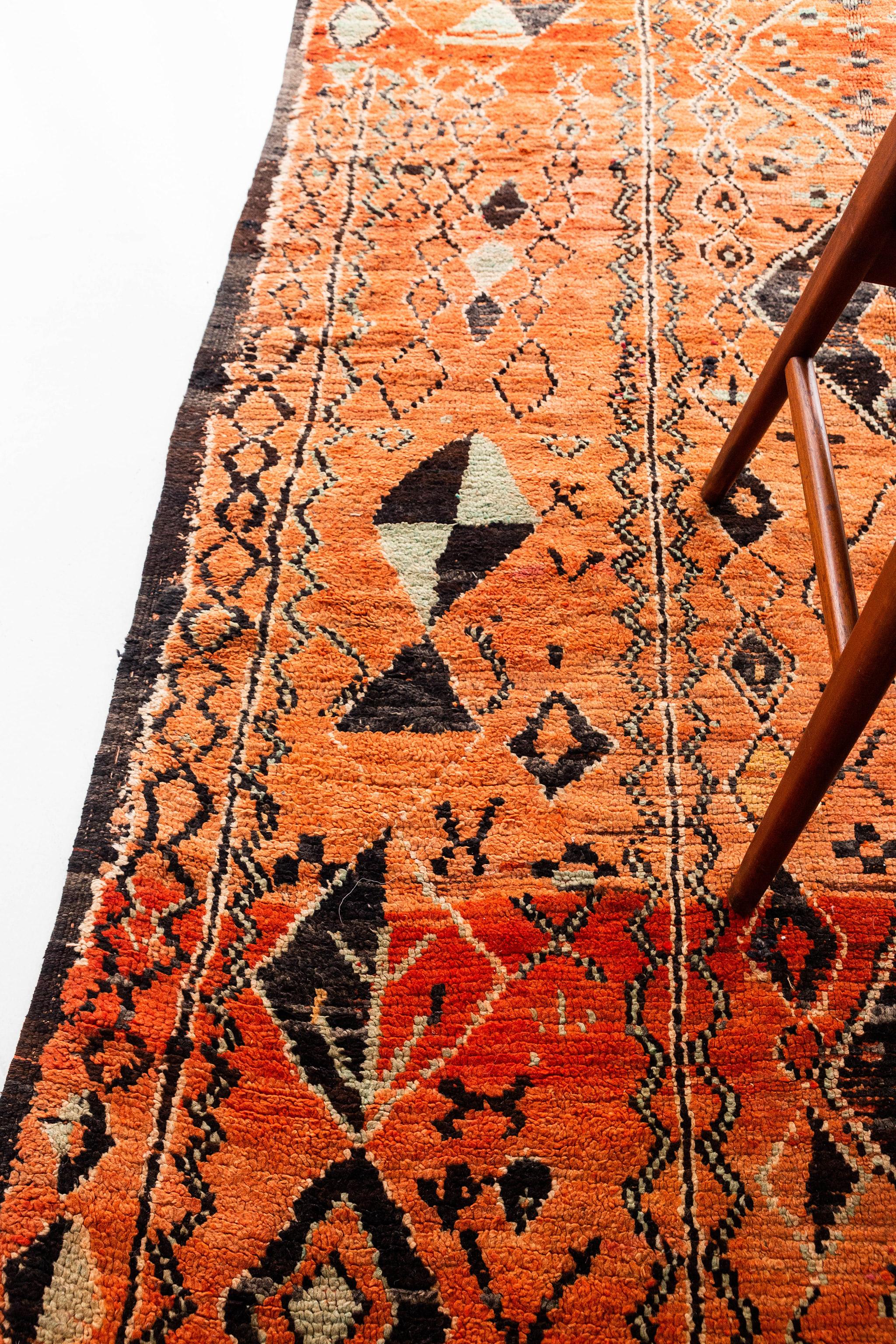 Tapis marocain vintage Middle Atlas Tribe Atlas Collection en vente 2