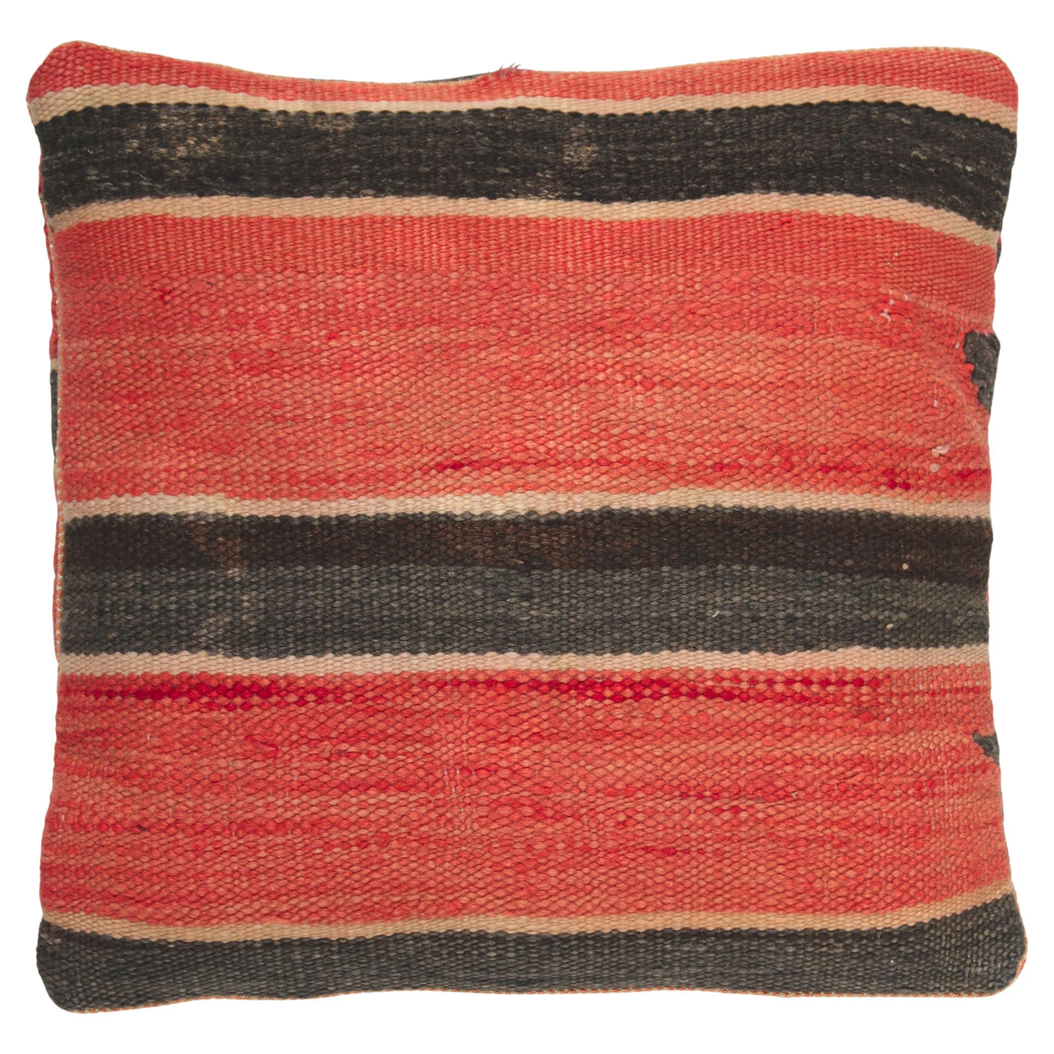 Vintage Moroccan Rug Pillow by Berber Tribes of Morocco