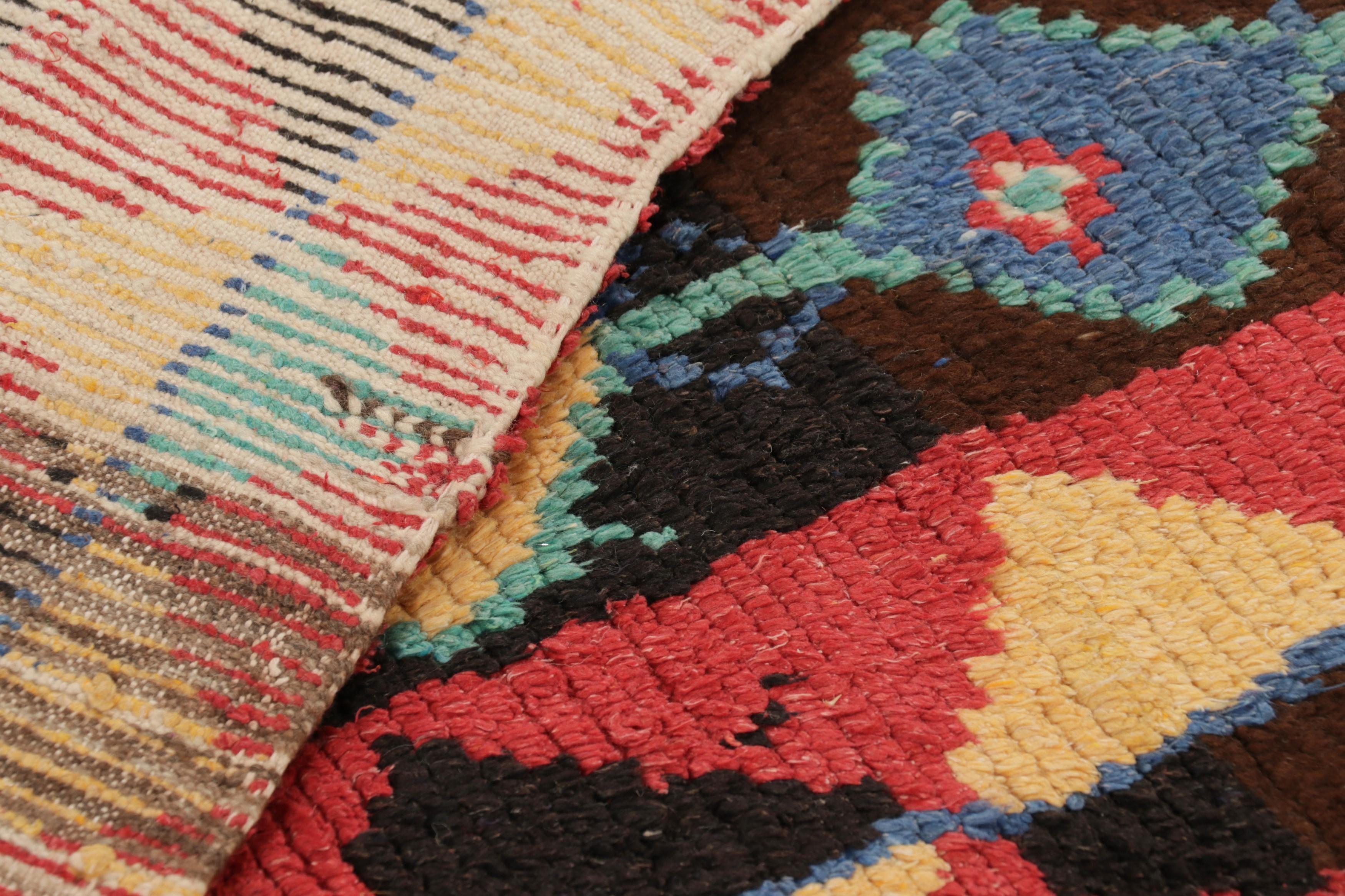 Vintage Marokkanischer Teppich mit bunten geometrischen Mustern - Rug & Kilim im Angebot 2