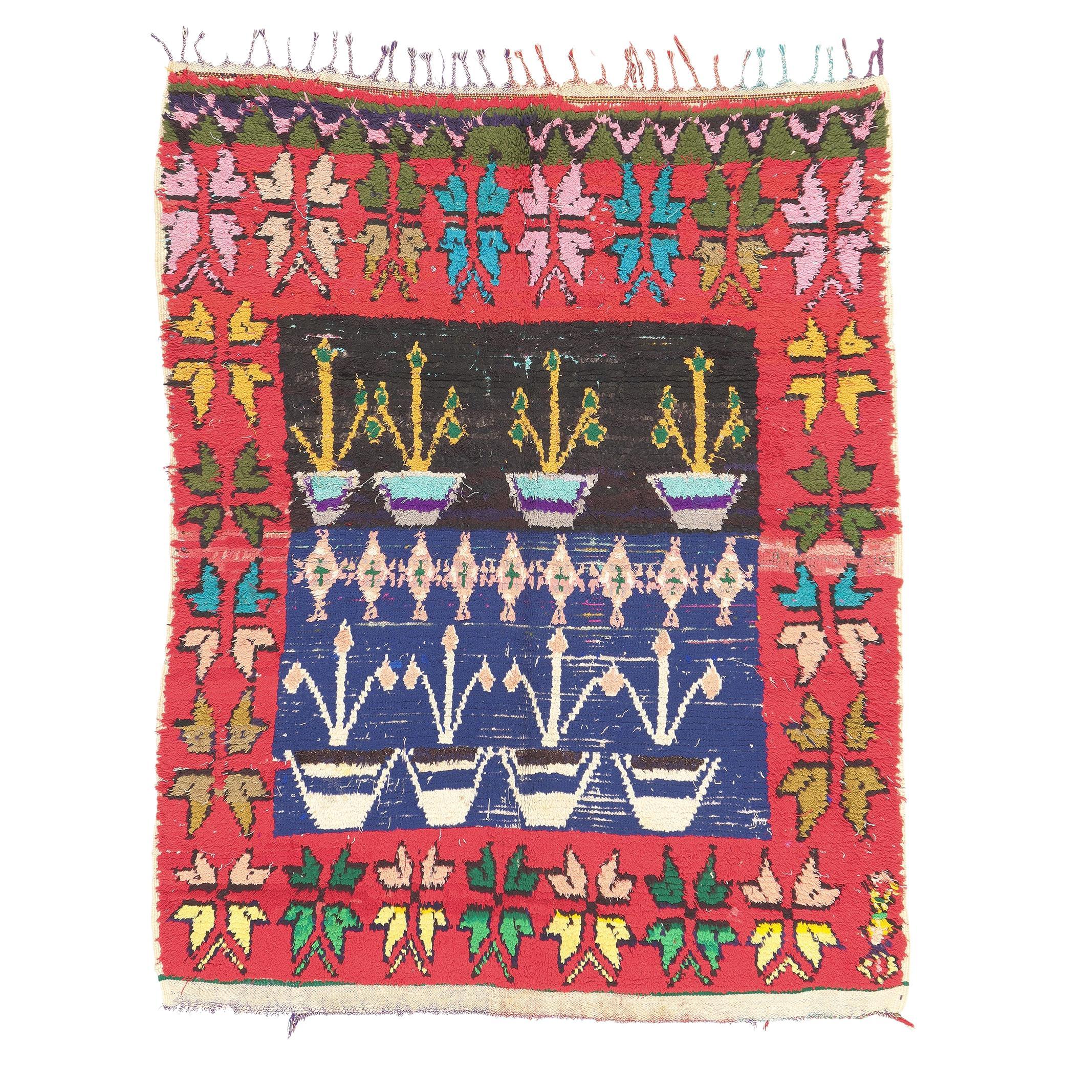 Tapis vintage marocain Azilal avec Design/One, Berber Tribes of Morocco