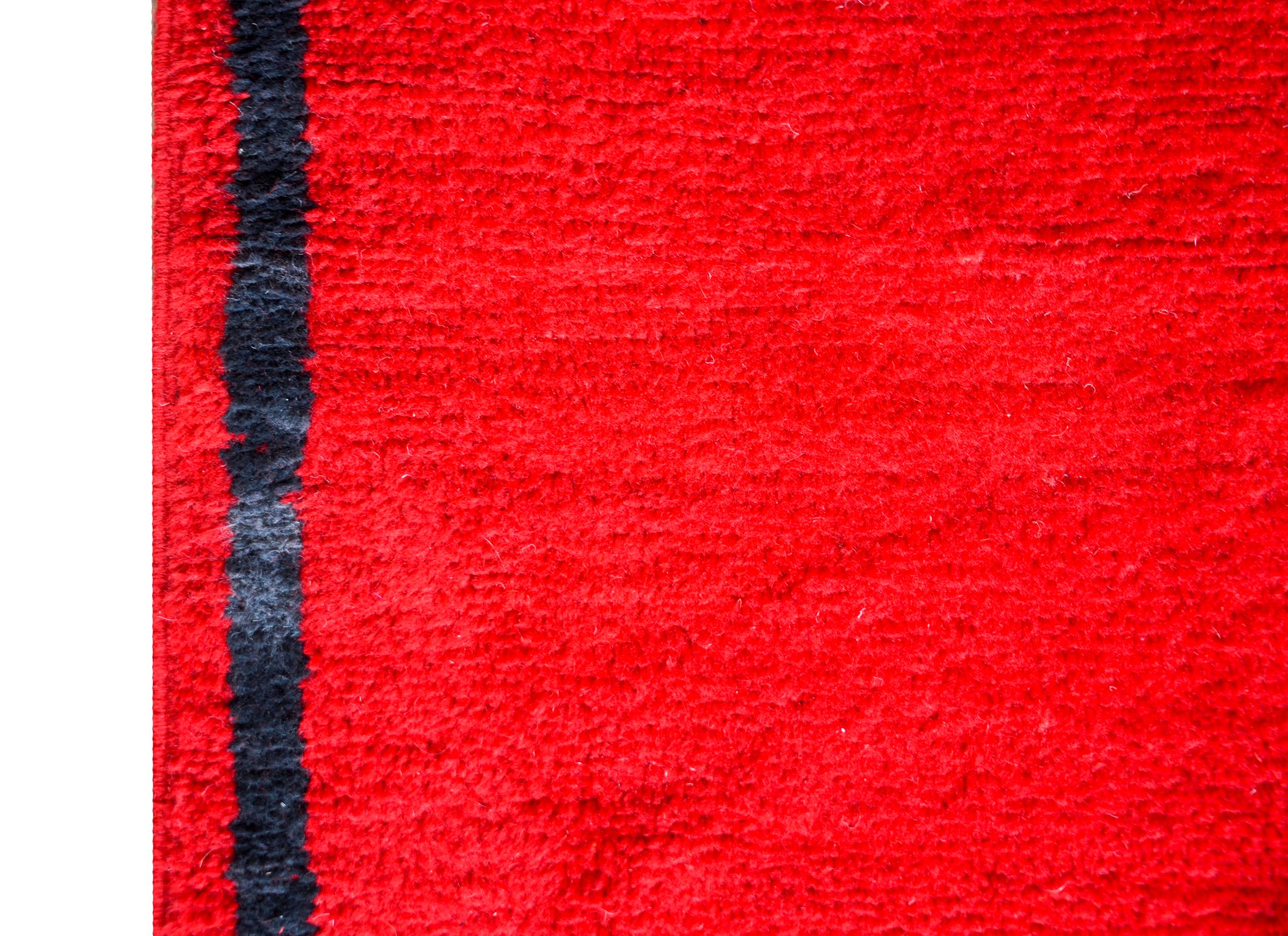 Vintage Moroccan Runner In Good Condition For Sale In Chicago, IL