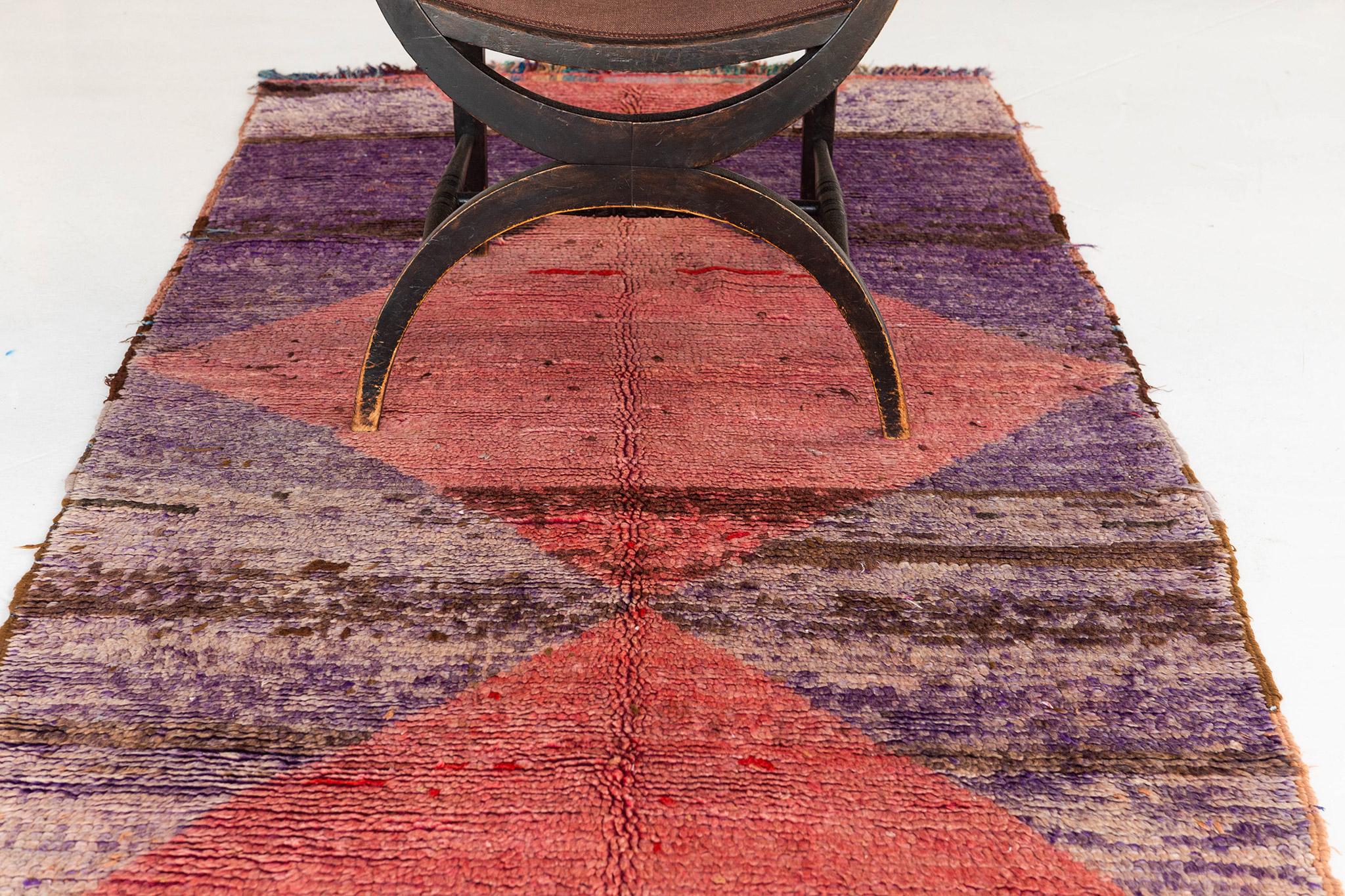 Hand-Knotted  Vintage Moroccan Runner High Atlas Collection For Sale