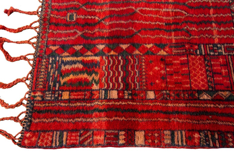 Vintage Moroccan Runner Rug For Sale at 1stdibs