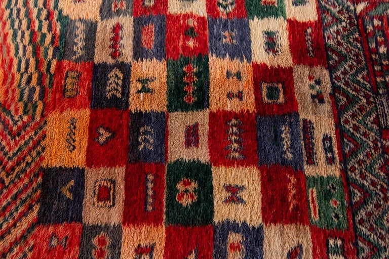 Vintage Moroccan Runner Rug For Sale at 1stdibs