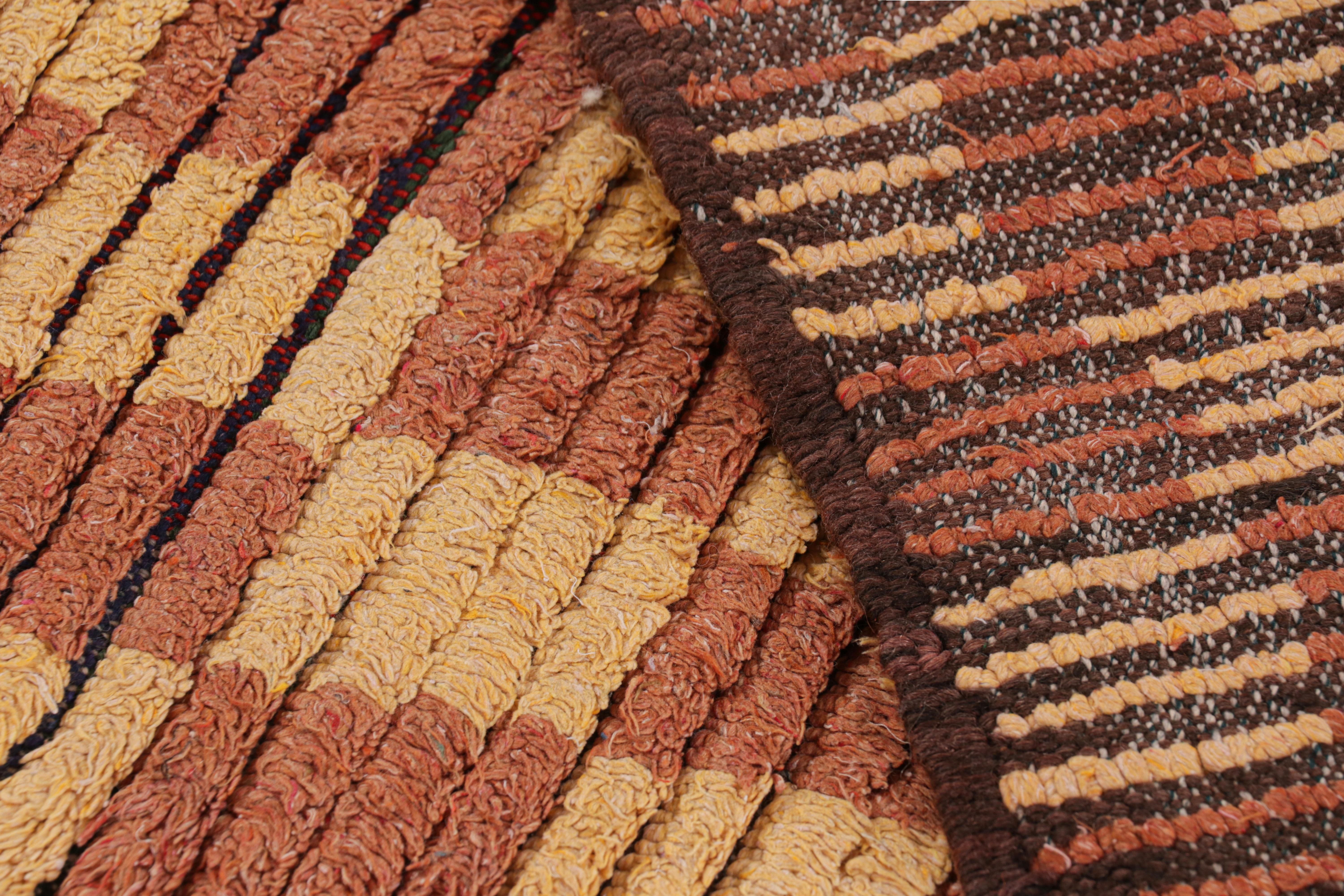 Vintage Moroccan Runner Rug in Checkerboard Geometric Pattern, from Rug & Kilim For Sale 1