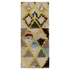 Tappeto marocchino vintage con motivi a diamante, di Rug & Kilim