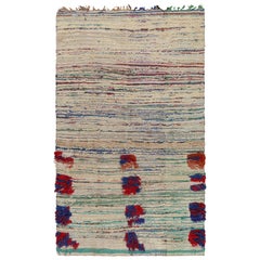 Vintage Moroccan Runner Rug with Geometric Patterns, from Rug & Kilim