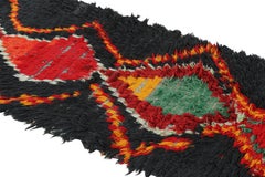 Vintage Moroccan Runner Rug with Red Lozenge Medallions, from Rug & Kilim