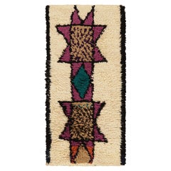 Alfombra marroquí vintage con medallones geométricos policromados de Rug & Kilim