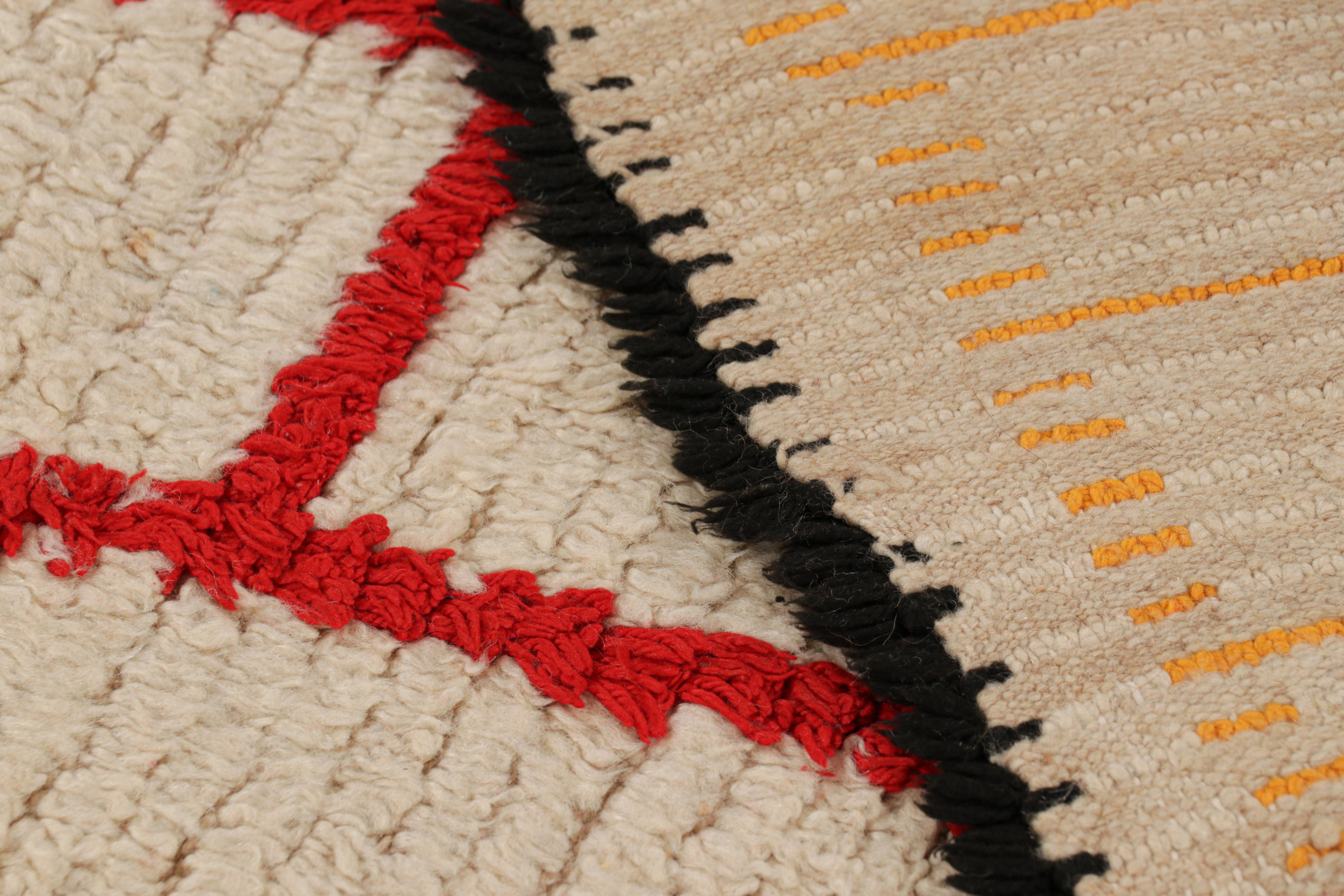 Vintage Moroccan Runner with Polychromatic Geometric Patterns, from Rug & Kilim For Sale 1