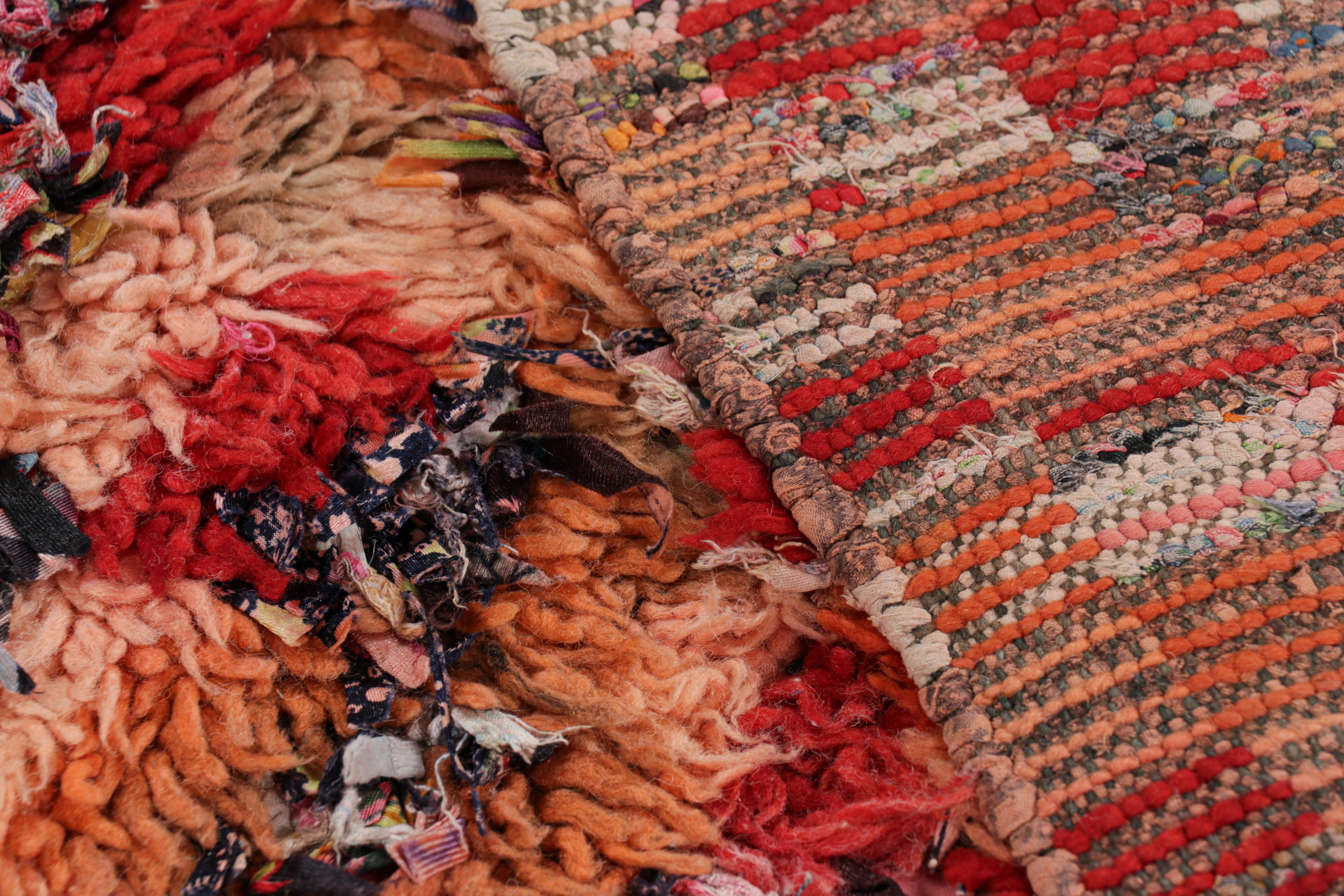 Vintage Moroccan Runner with Polychromatic Geometric Patterns, from Rug & Kilim For Sale 1