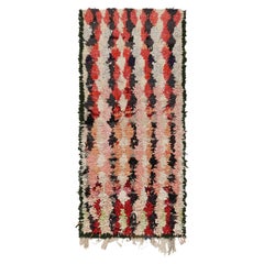 Alfombra marroquí vintage con motivos geométricos policromados, de Rug & Kilim