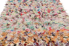 Vintage Moroccan Shag Rug with Polychromatic Geometric Patterns from Rug & Kilim