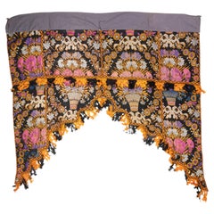 Vintage Moroccan Silk Brocaded Hanging