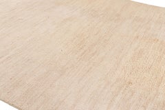 Tappeto vintage in stile marocchino nei toni del beige e del crema - Rug & Kilim