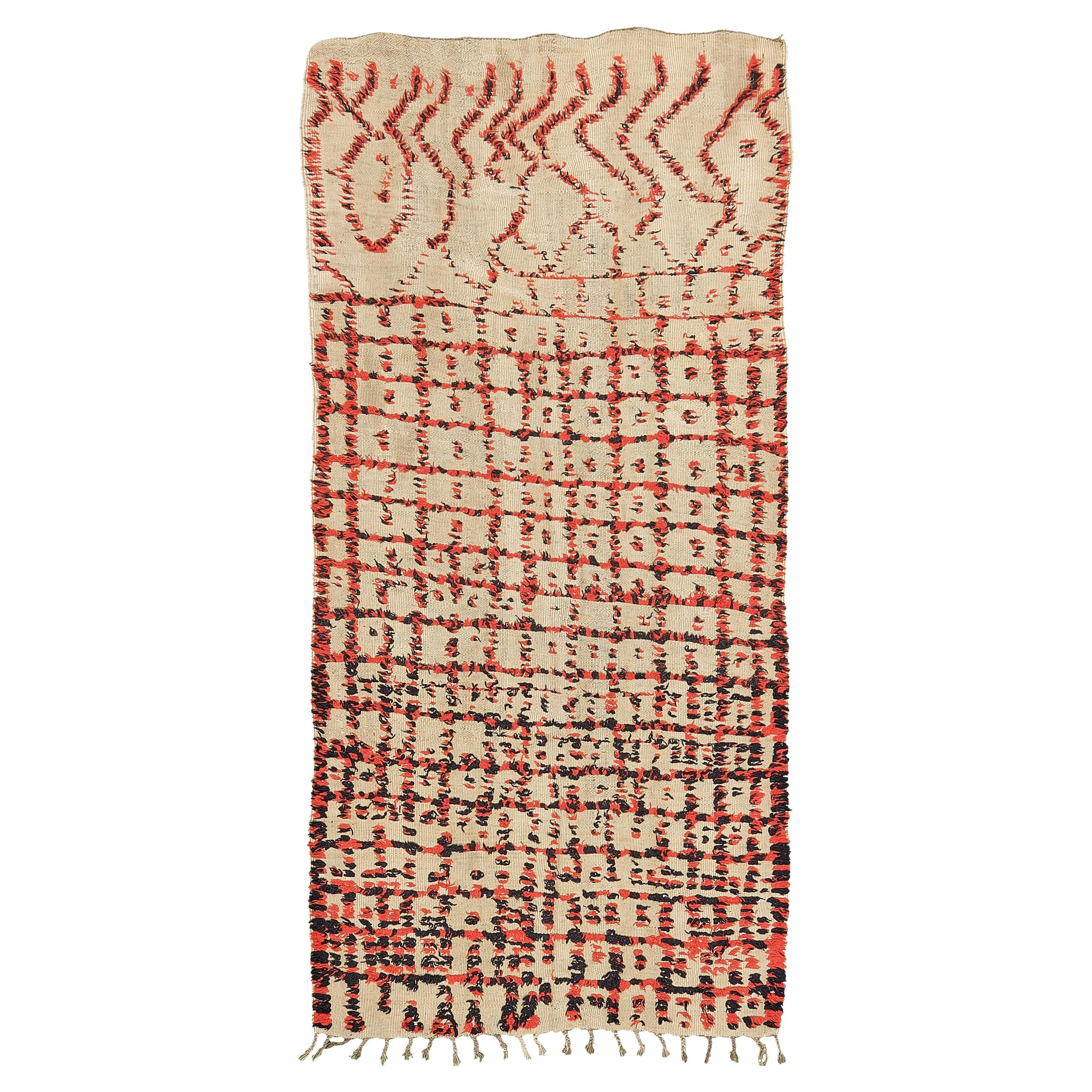 Tapis vintage de la tribu Talsint marocaine