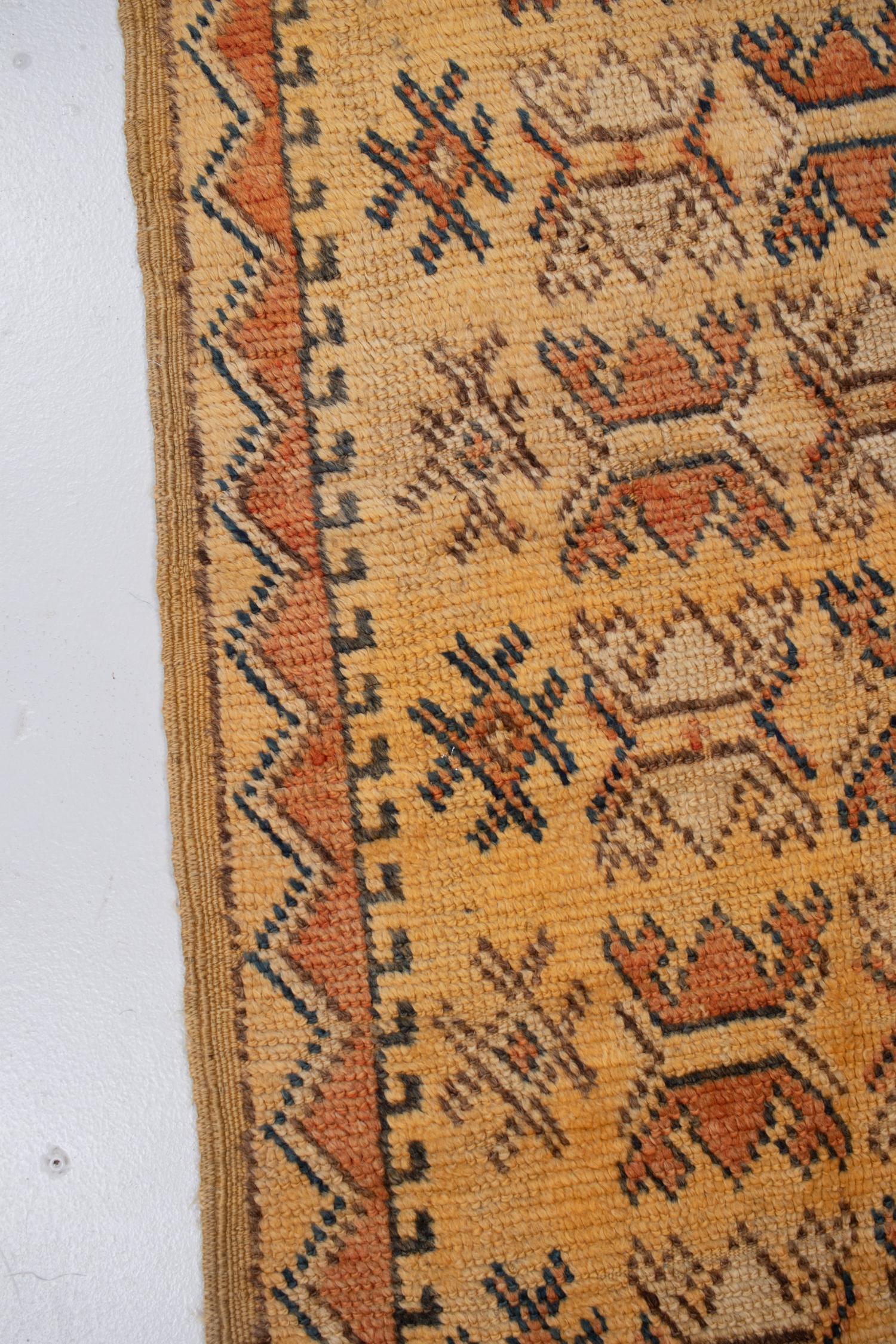 Vintage Moroccan Taznakht Rug For Sale 1