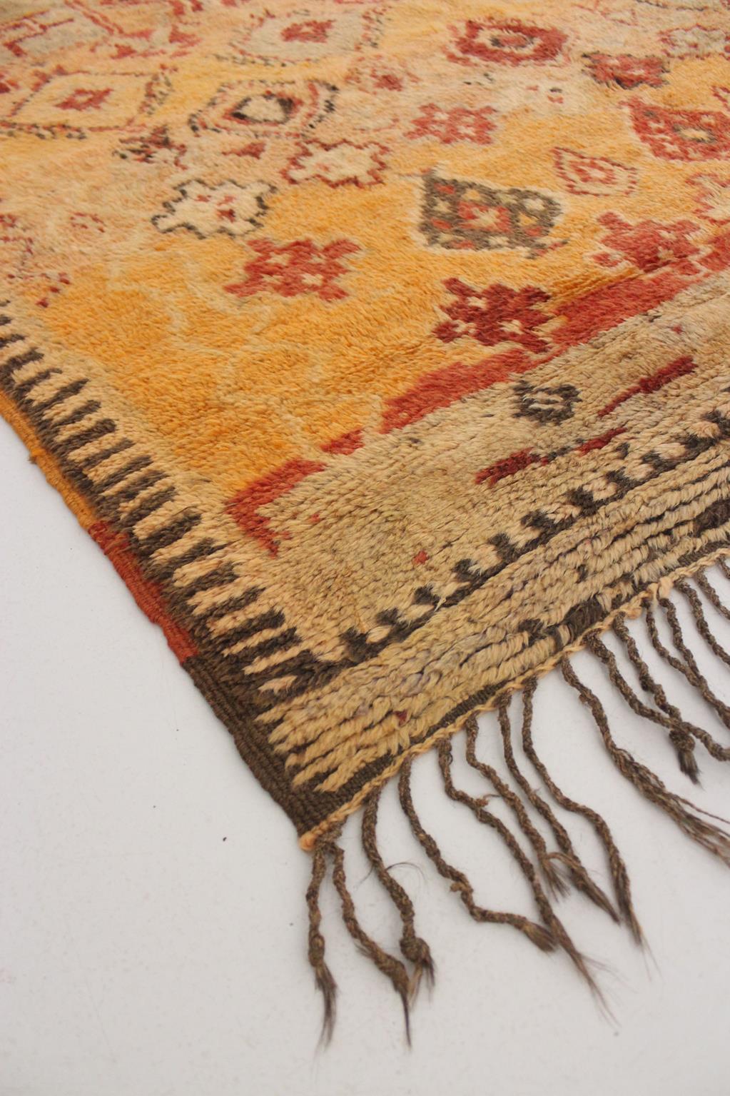 Marokkanischer Taznakht-Teppich im Vintage-Stil - Orange/Rot - 5.2x9,5feet / 161x292cm im Angebot 1