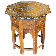 Antique Moroccan Tea Table