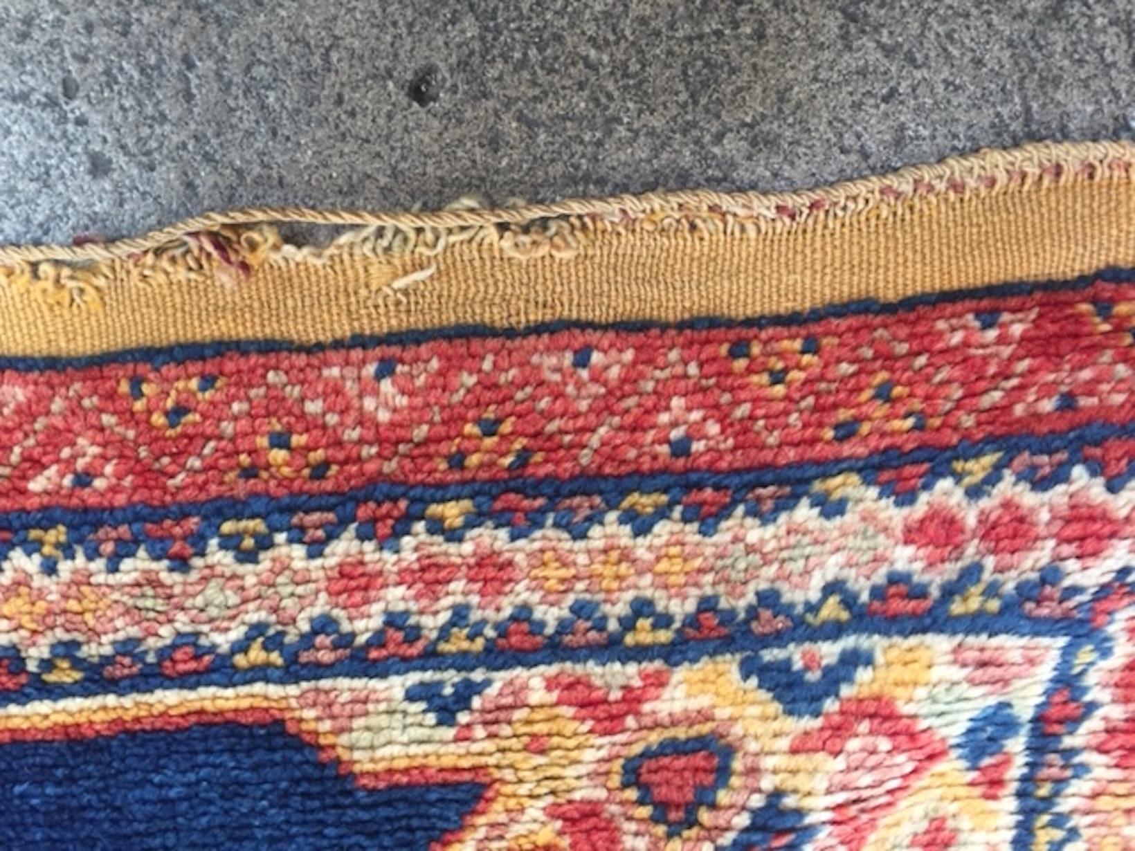 1960s Vintage Moroccan Tribal African Rug For Sale 3