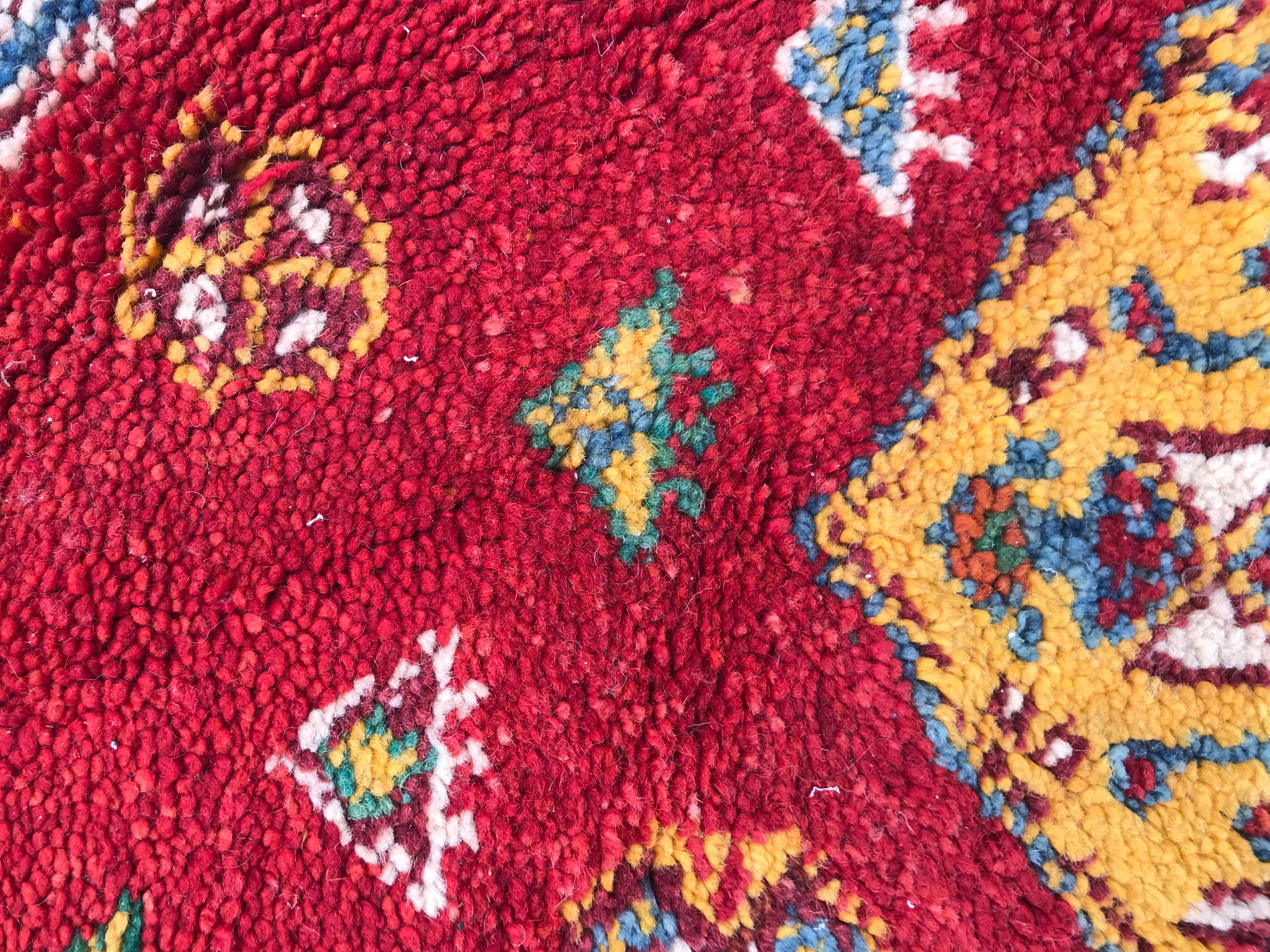 Bobyrug’s Vintage Moroccan Tribal Berbere Rug For Sale 5