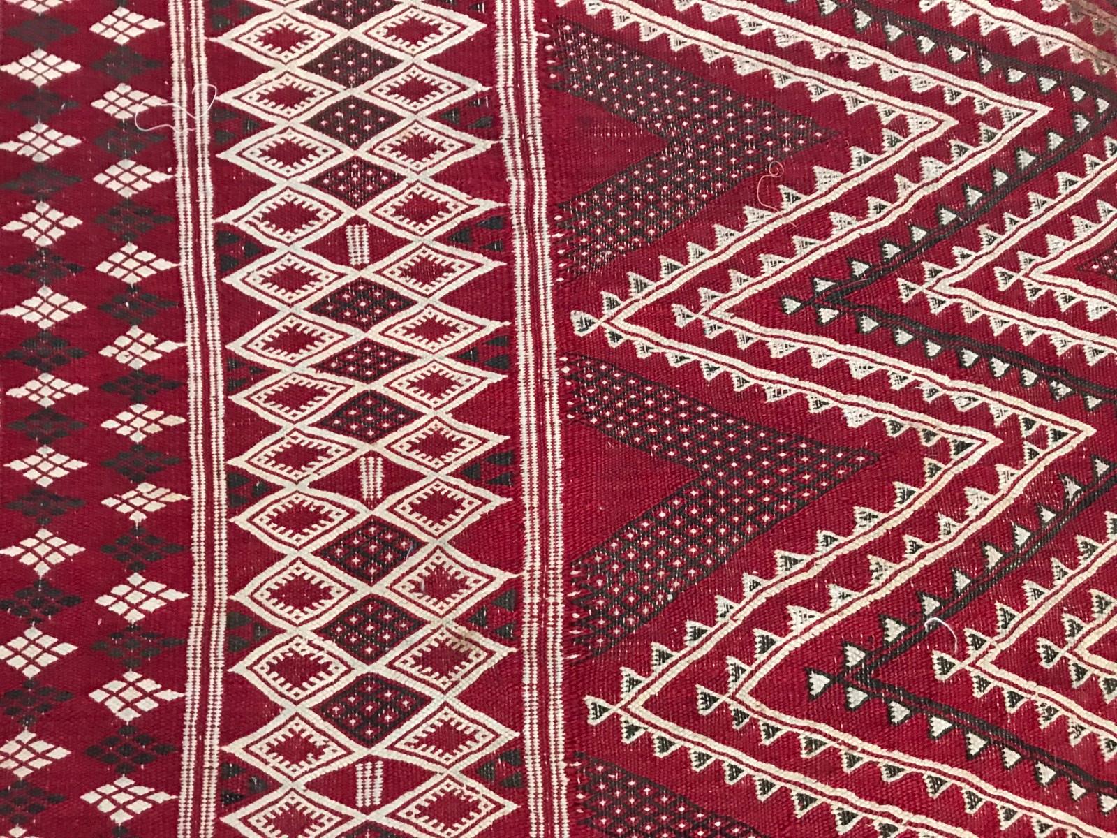 Vintage Moroccan Tribal Kilim For Sale 9