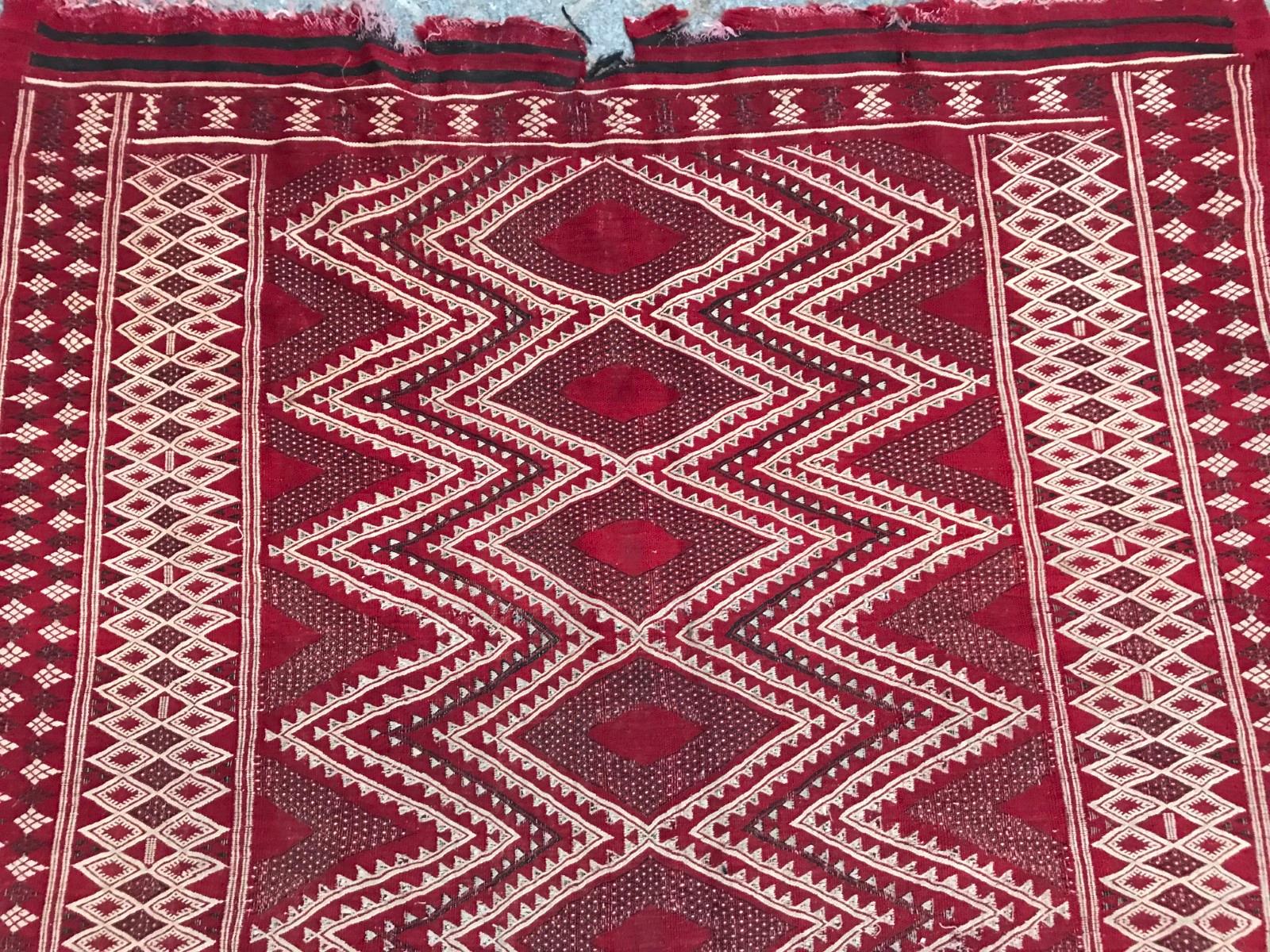 Vintage Moroccan Tribal Kilim For Sale 2