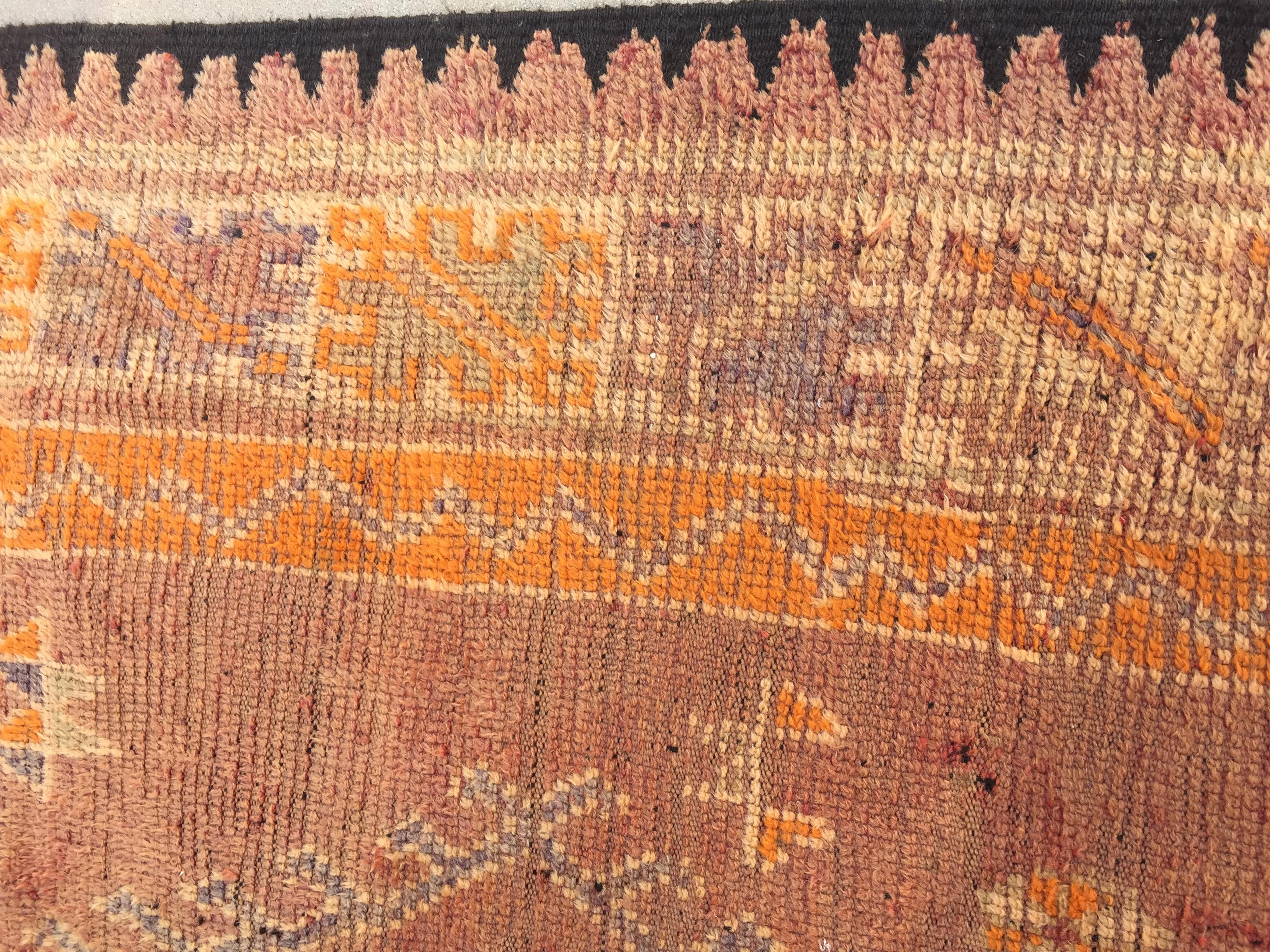 Alfombra bereber marroquí vintage de los años 40 en venta 5