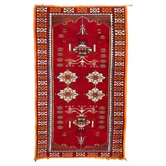 Vintage Moroccan Tribal Rug