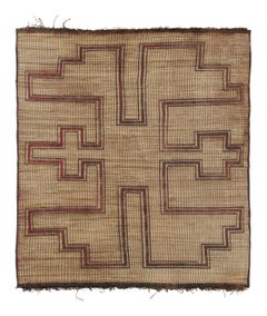 Vintage Moroccan Tuareg Rug with Stepped Tribal Geometry - Rug & Kilim