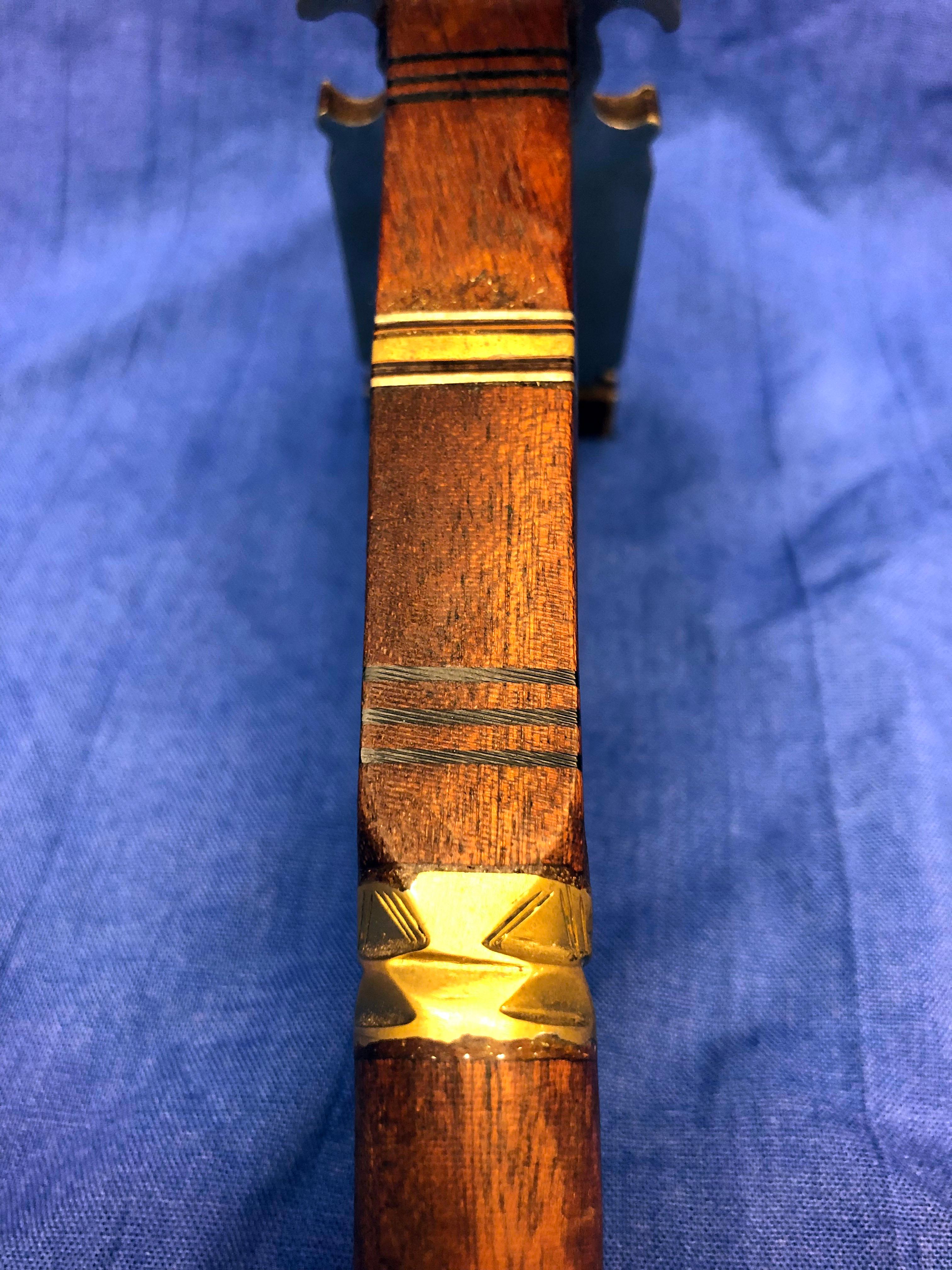 Hammer à sucre marocain ancien orné, gravé en argent de Tuareg en vente 3