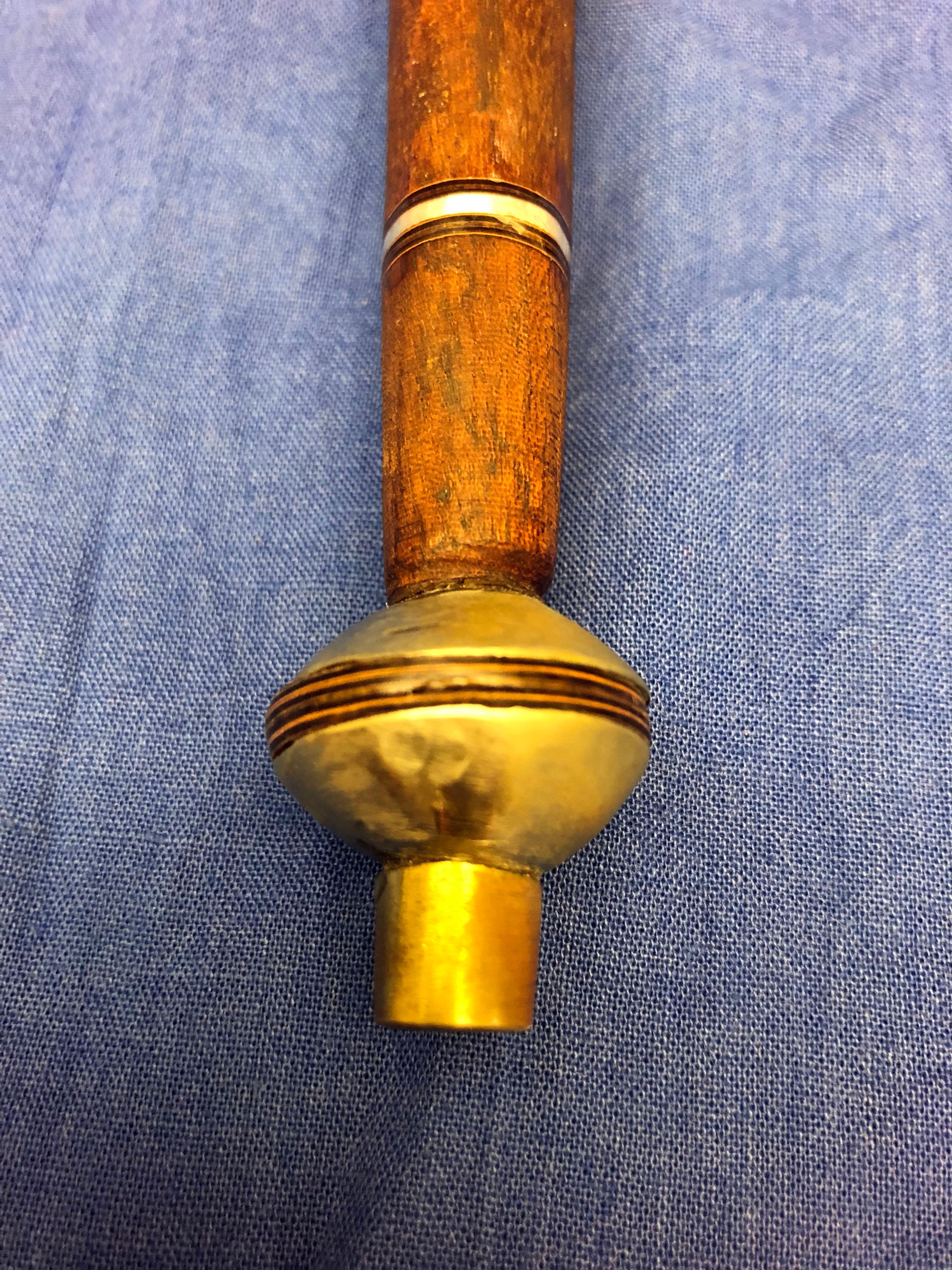Hammer à sucre marocain ancien orné, gravé en argent de Tuareg en vente 1