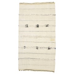 Vintage Moroccan Wedding Blanket, Berber Handira Tamizart