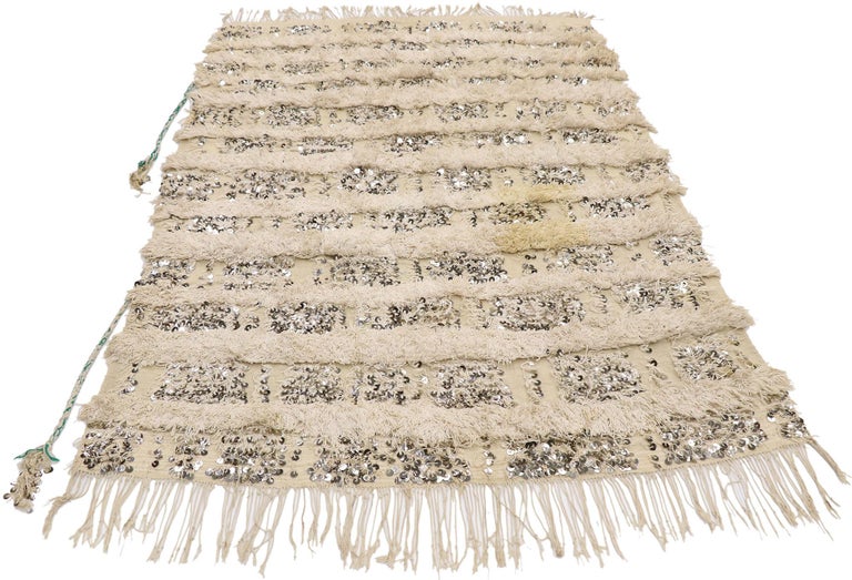 Berber Wares New Handira Black Moroccan Wedding Blanket