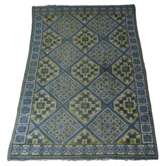 Vintage Marokkanische Wolle Teppich 107 "x 70" Vintage Hand geknüpft Qualität Große Farben