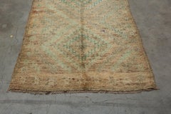 Vintage Moroccan Zemmour Rug - Neutral, Green