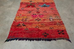 Vintage Moroccan Zemmour Zaer Rug - Red
