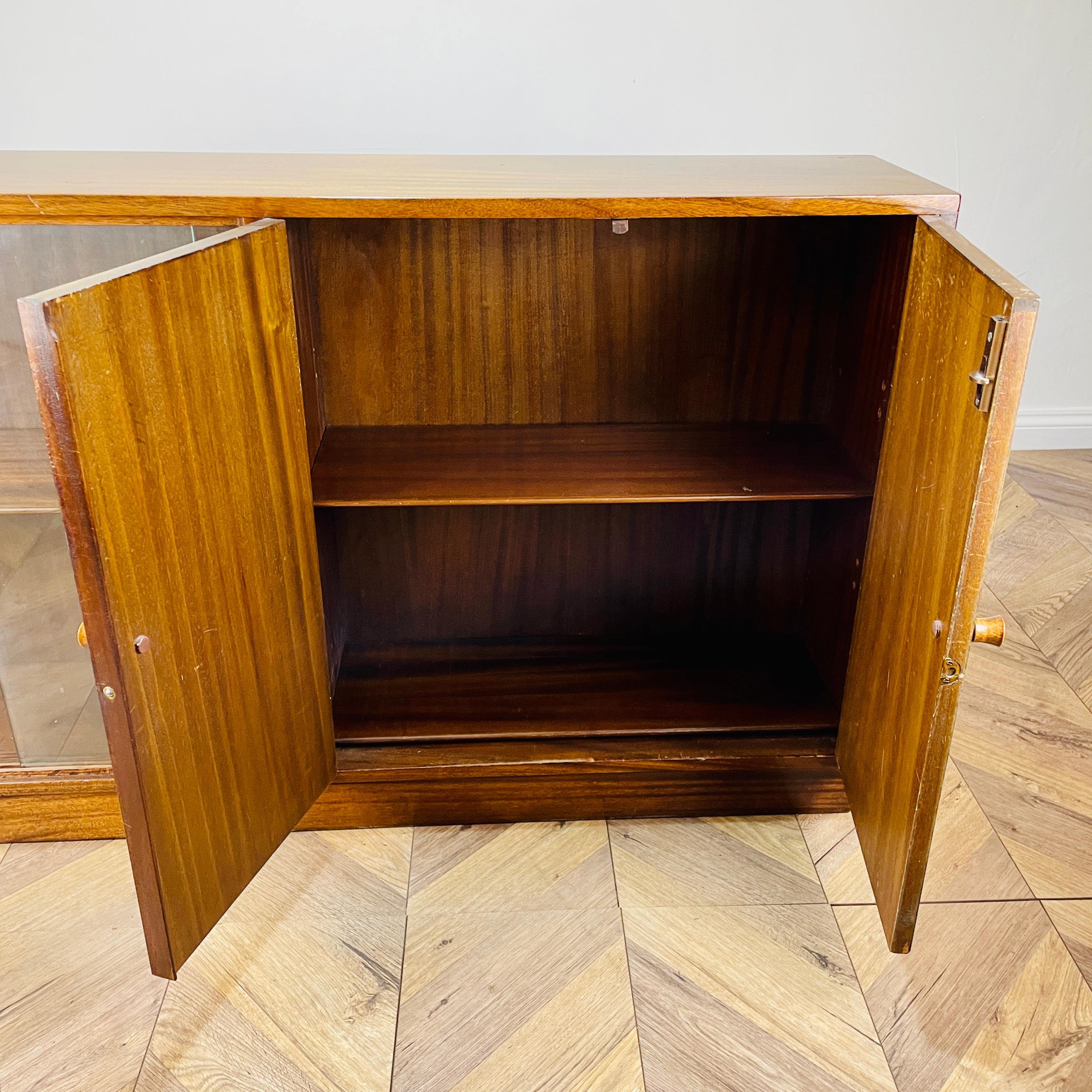 Rosewood Vintage Morris of Glasgow, Cumbrae Range Display Cabinet, 1950s