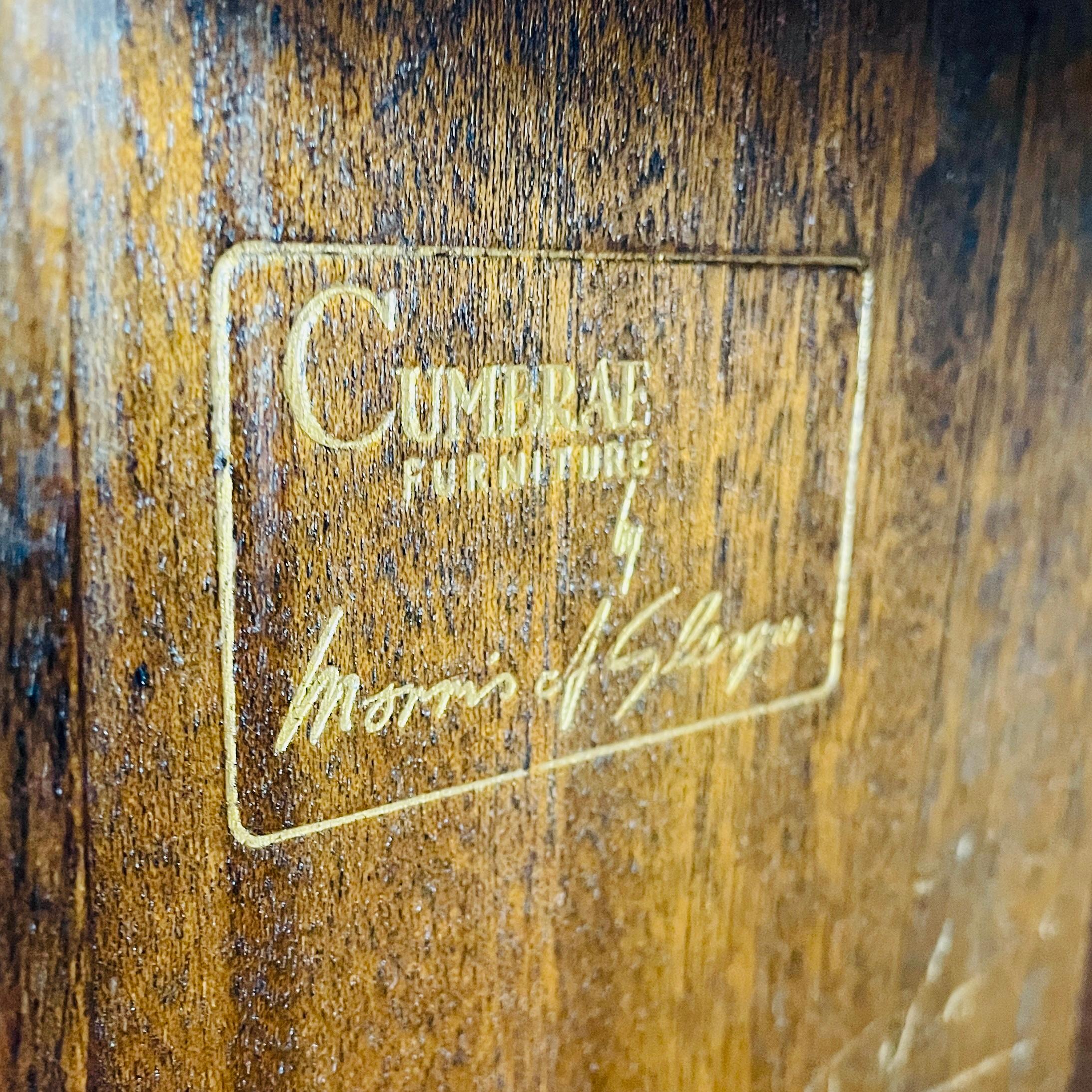 morris of glasgow display cabinet