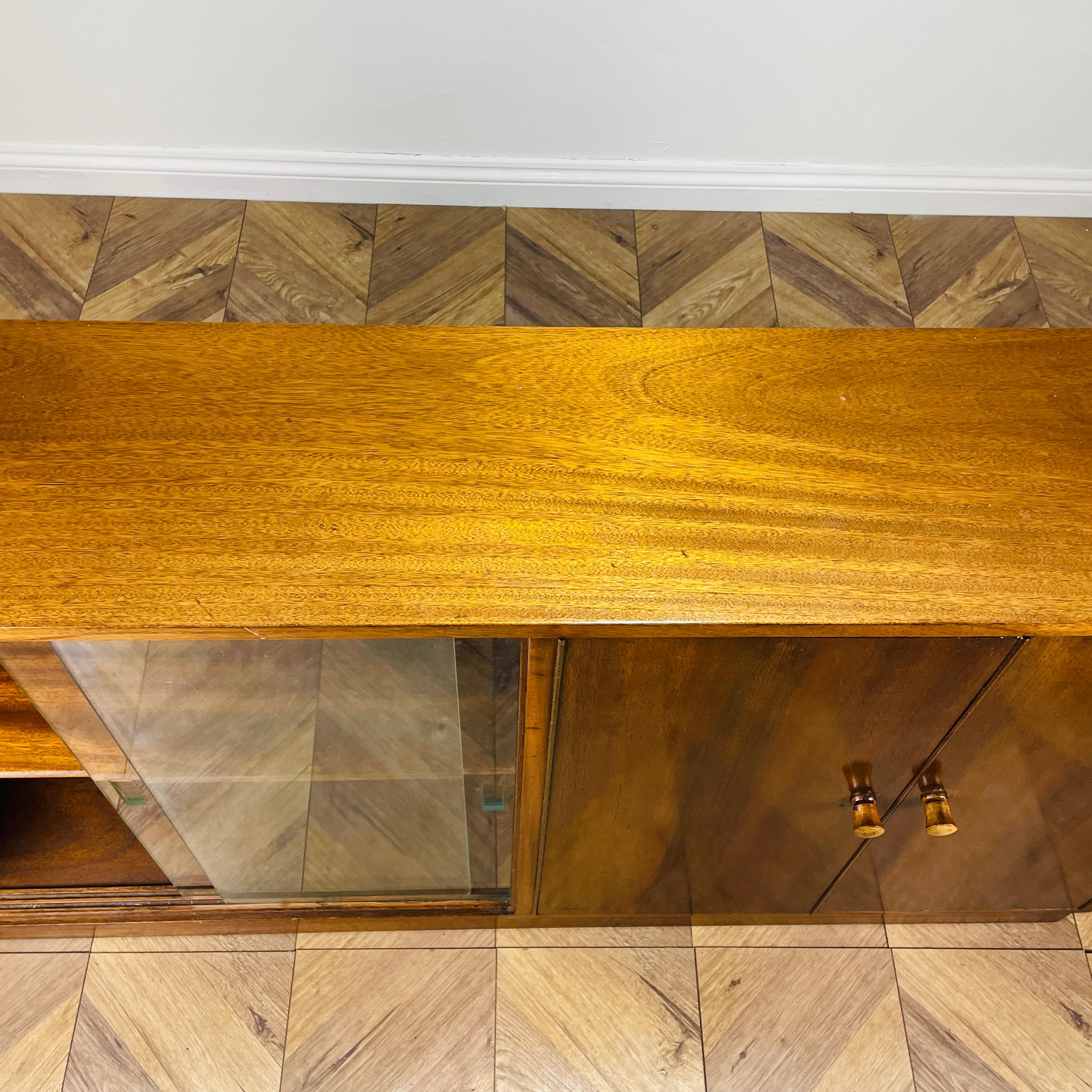 Mid-Century Modern Vintage Morris of Glasgow, Cumbrae Range Display Cabinet, 1950s