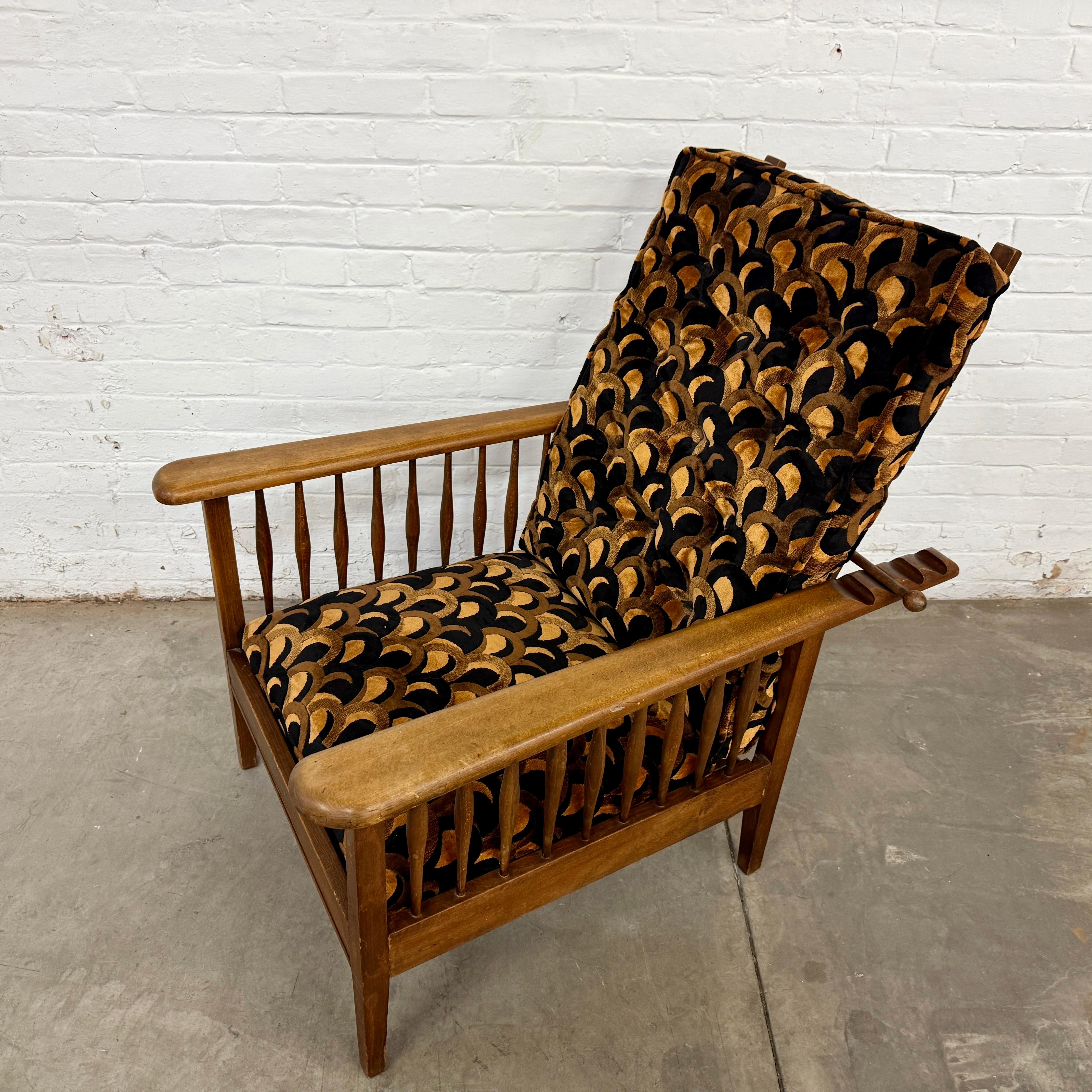 Sillón reclinable Morris Vintage Art Decó en venta