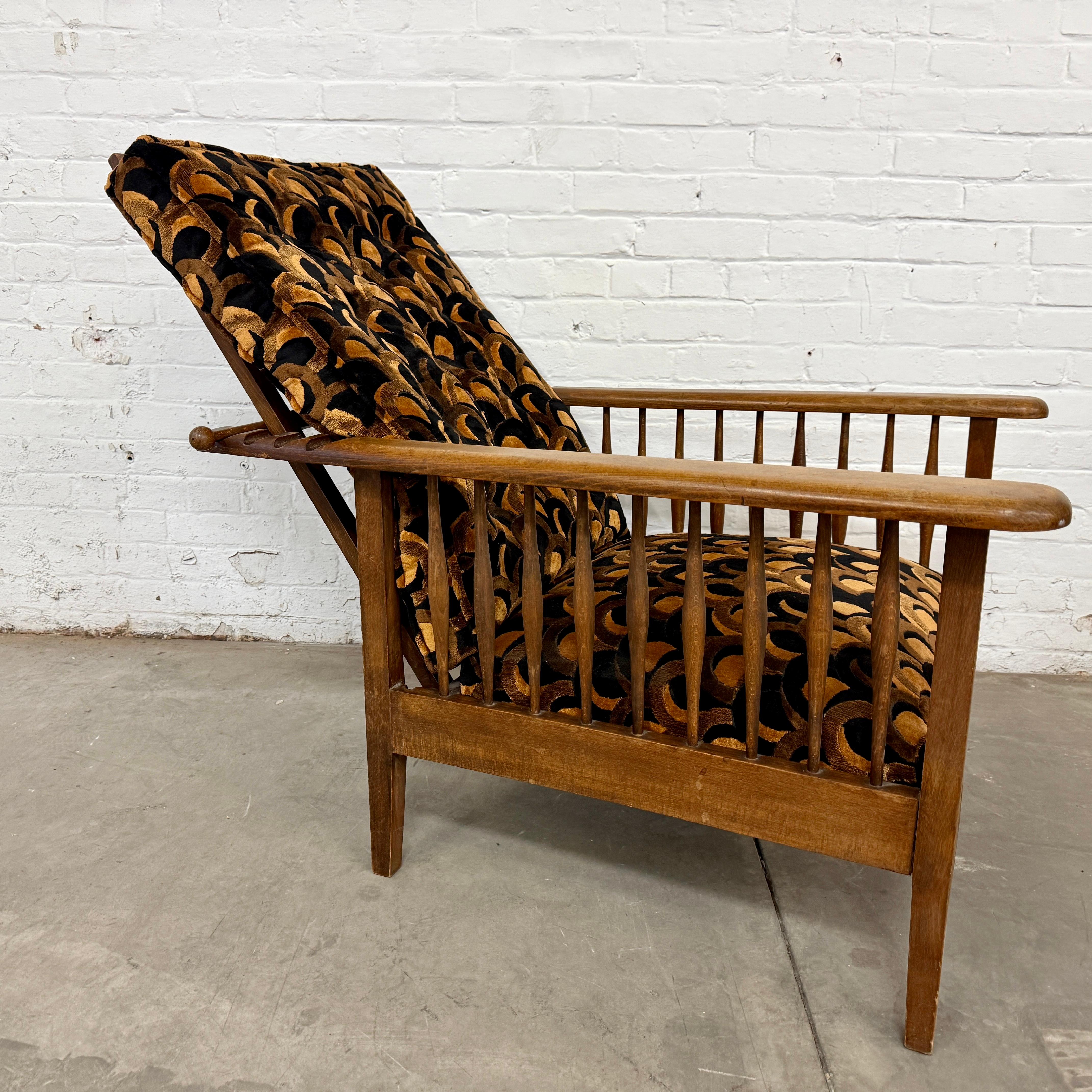 Sillón reclinable Morris Vintage siglo XIX en venta
